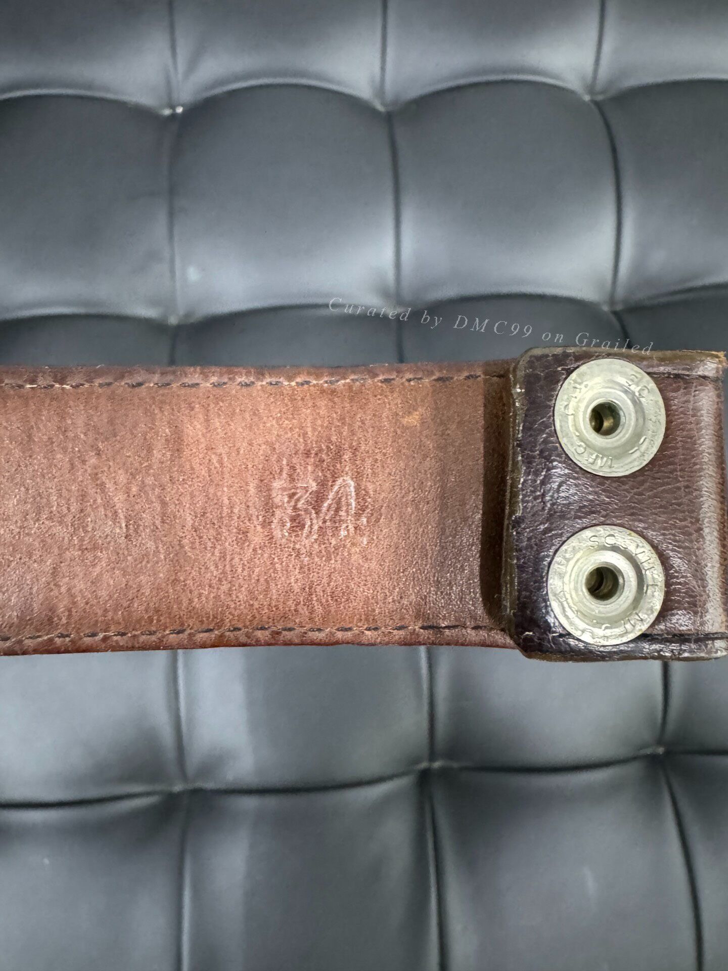 Chrome Hearts Chrome Hearts Brown Leather Belt Size ONE SIZE - 3 Thumbnail