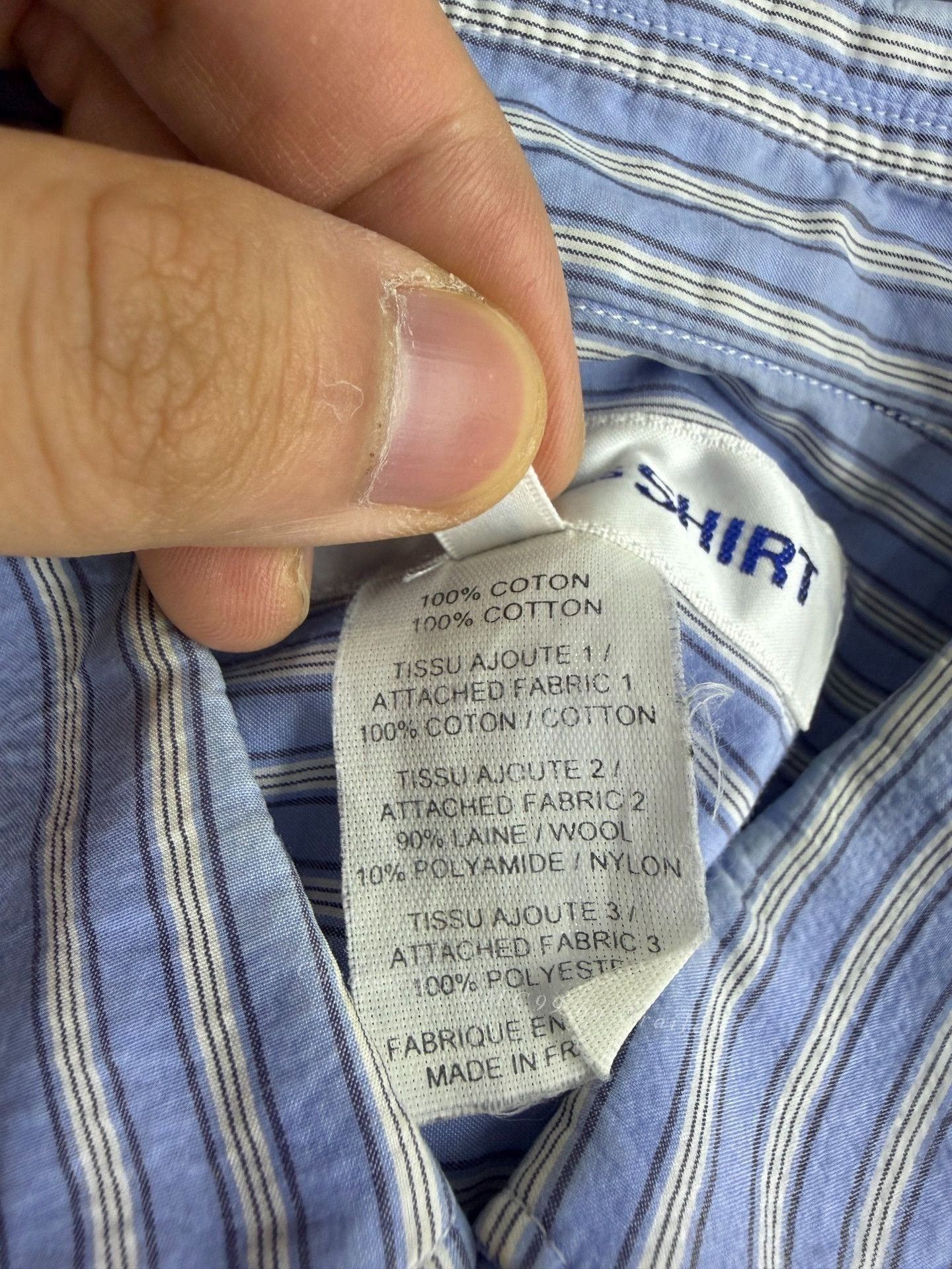 Comme des Garcons SHIRT Comme des Garçons CDG Printed Stripe Shirt Size US S / EU 44-46 / 1 - 5 Thumbnail