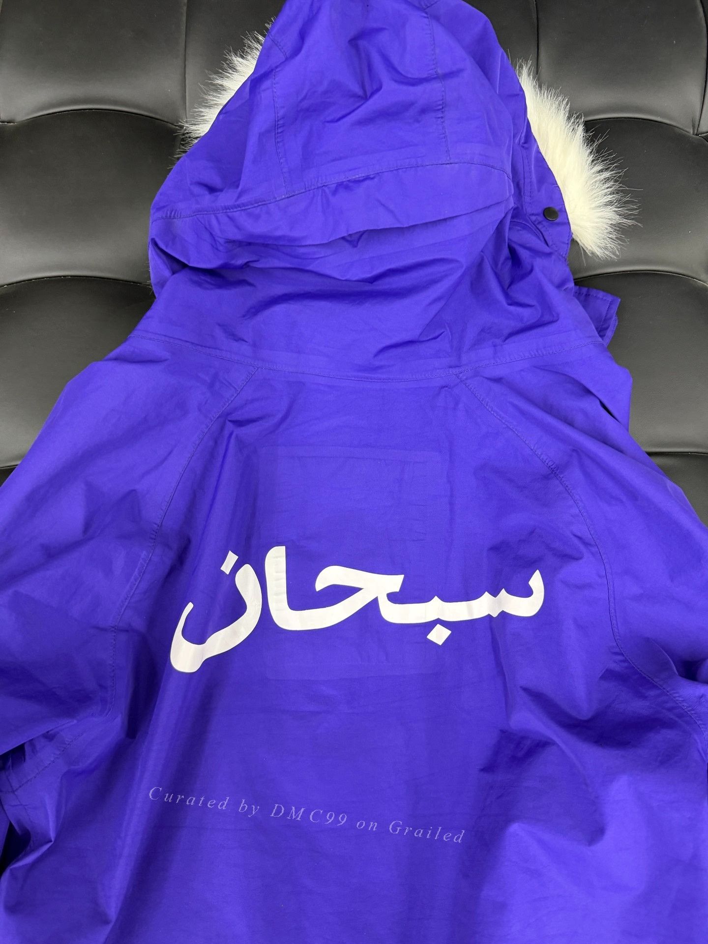 Supreme Supreme Purple Arabic Print Parka Size US S / EU 44-46 / 1 - 5 Thumbnail