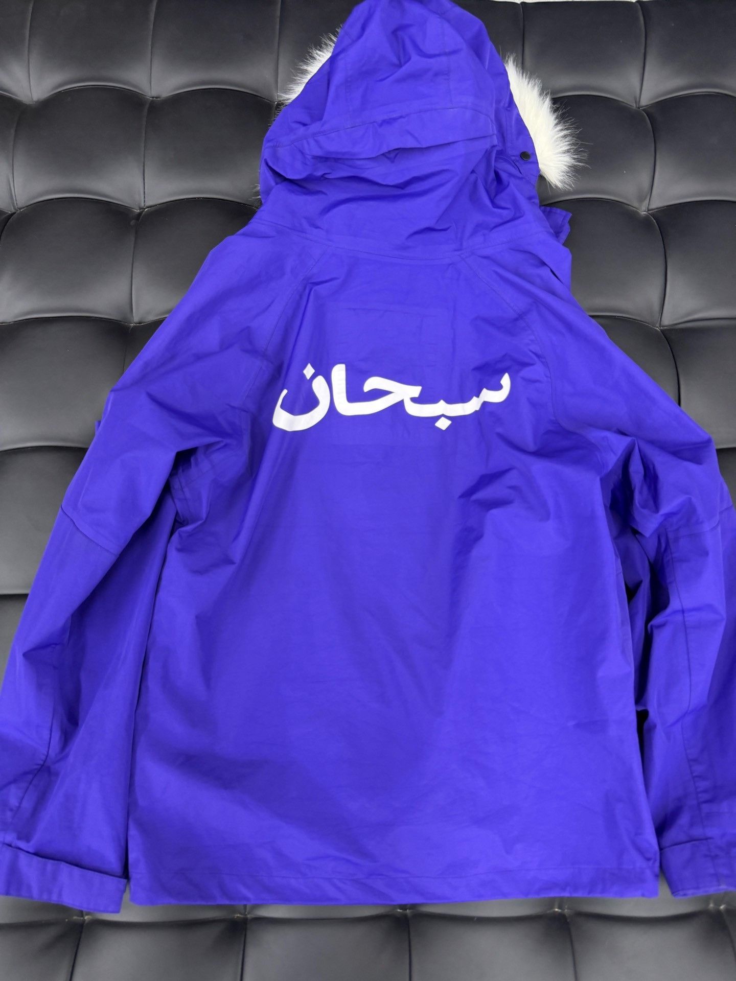 Supreme Supreme Purple Arabic Print Parka Size US S / EU 44-46 / 1 - 2 Thumbnail