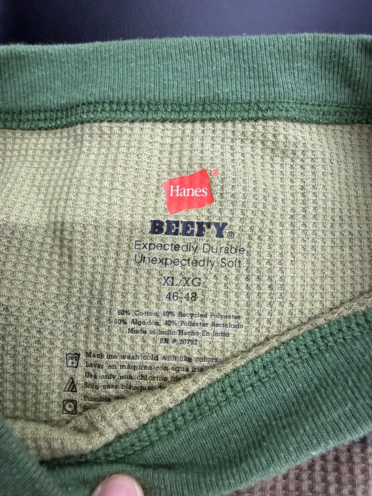 Supreme Supreme Hanes Camo Long-Sleeve Base Layer Size US XL / EU 56 / 4 - 3 Thumbnail
