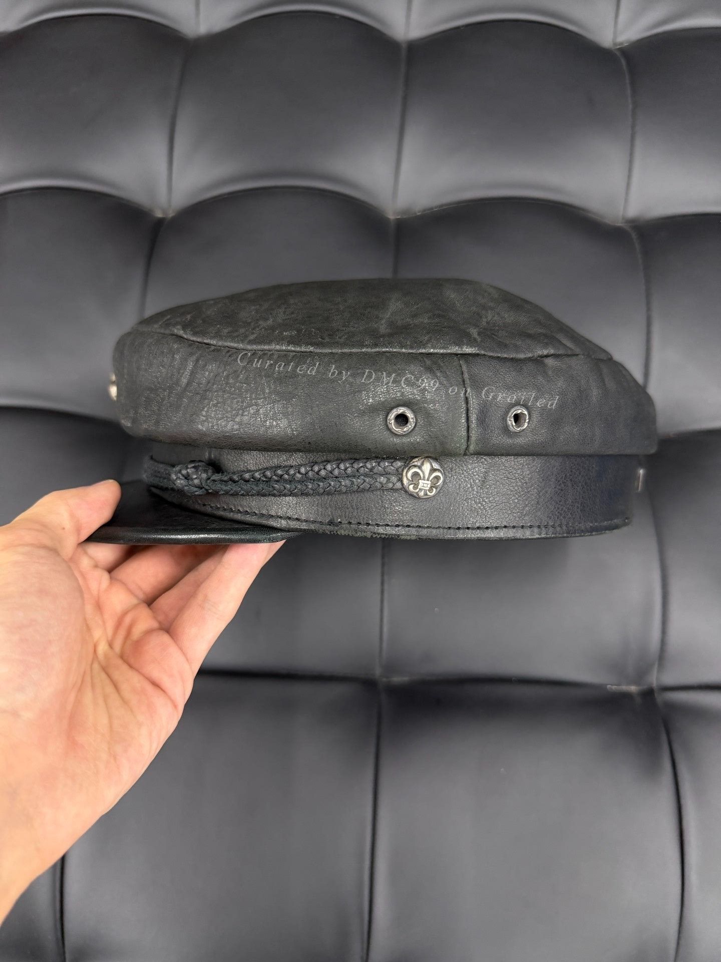 Chrome Hearts Chrome Hearts Lambskin Newsboy Cap Size ONE SIZE - 2 Thumbnail