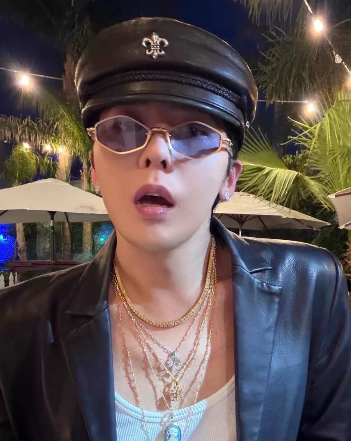 Chrome Hearts Chrome Hearts Lambskin Newsboy Cap Size ONE SIZE - 7 Thumbnail