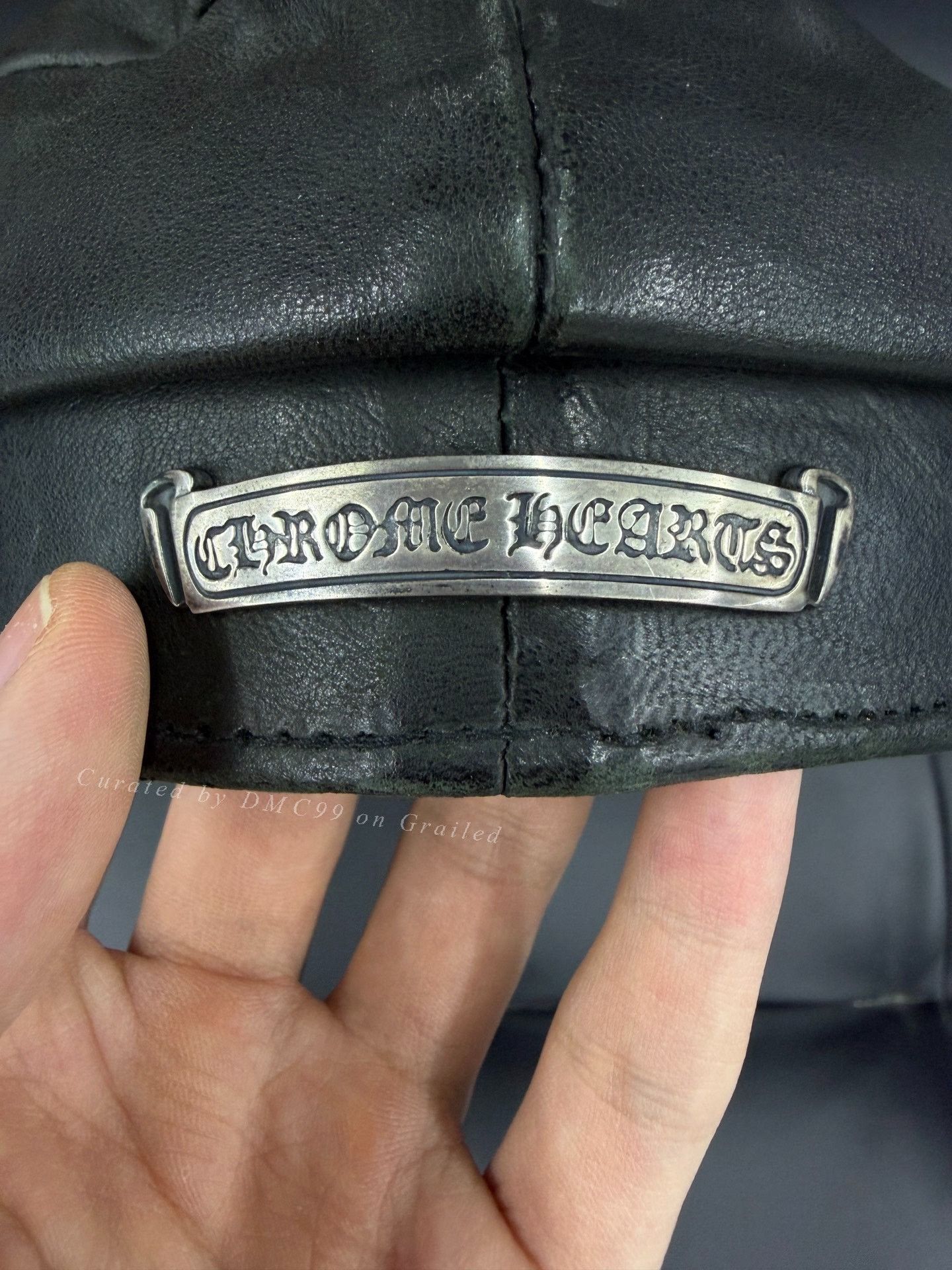 Chrome Hearts Chrome Hearts Lambskin Newsboy Cap Size ONE SIZE - 4 Thumbnail
