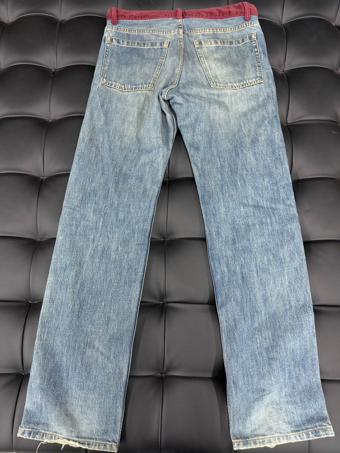 Undercover Undercover 02AW Distressed Blue Jeans Size US 32 / EU 48 - 2 Thumbnail
