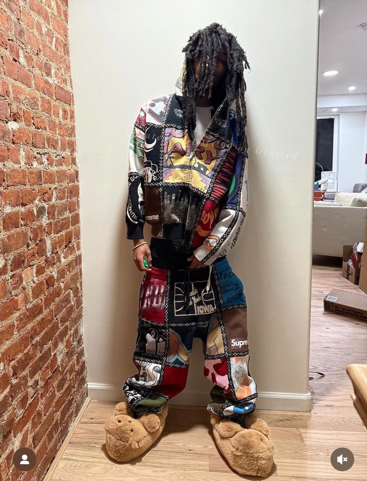 Supreme Supreme x Number (N)ine Patchwork Sweatpants Size US 28 / EU 44 - 5 Thumbnail