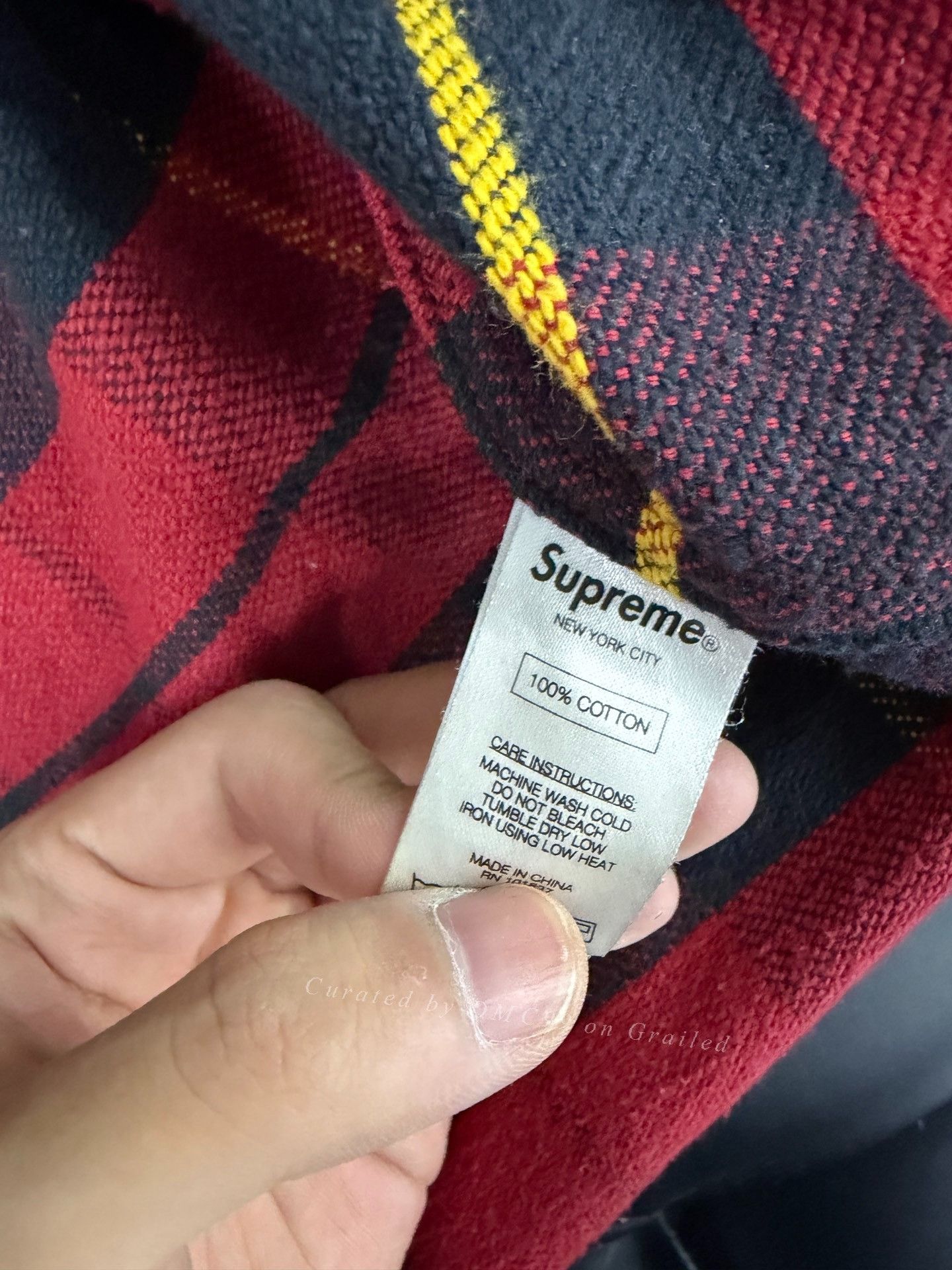 Supreme Supreme Half-Zip Plaid Hoodie Size US S / EU 44-46 / 1 - 3 Thumbnail