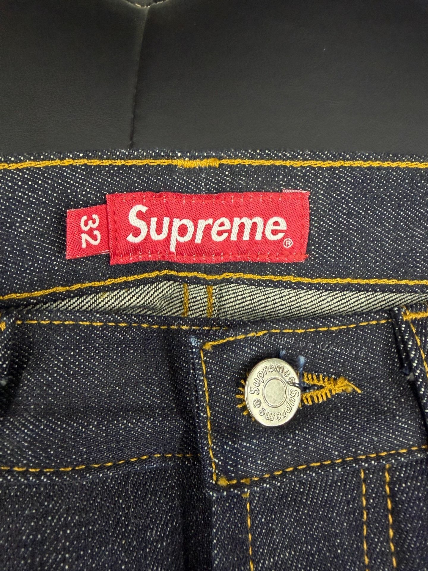 Supreme Supreme Straight-Leg Raw Denim Jeans Size US 32 / EU 48 - 3 Thumbnail