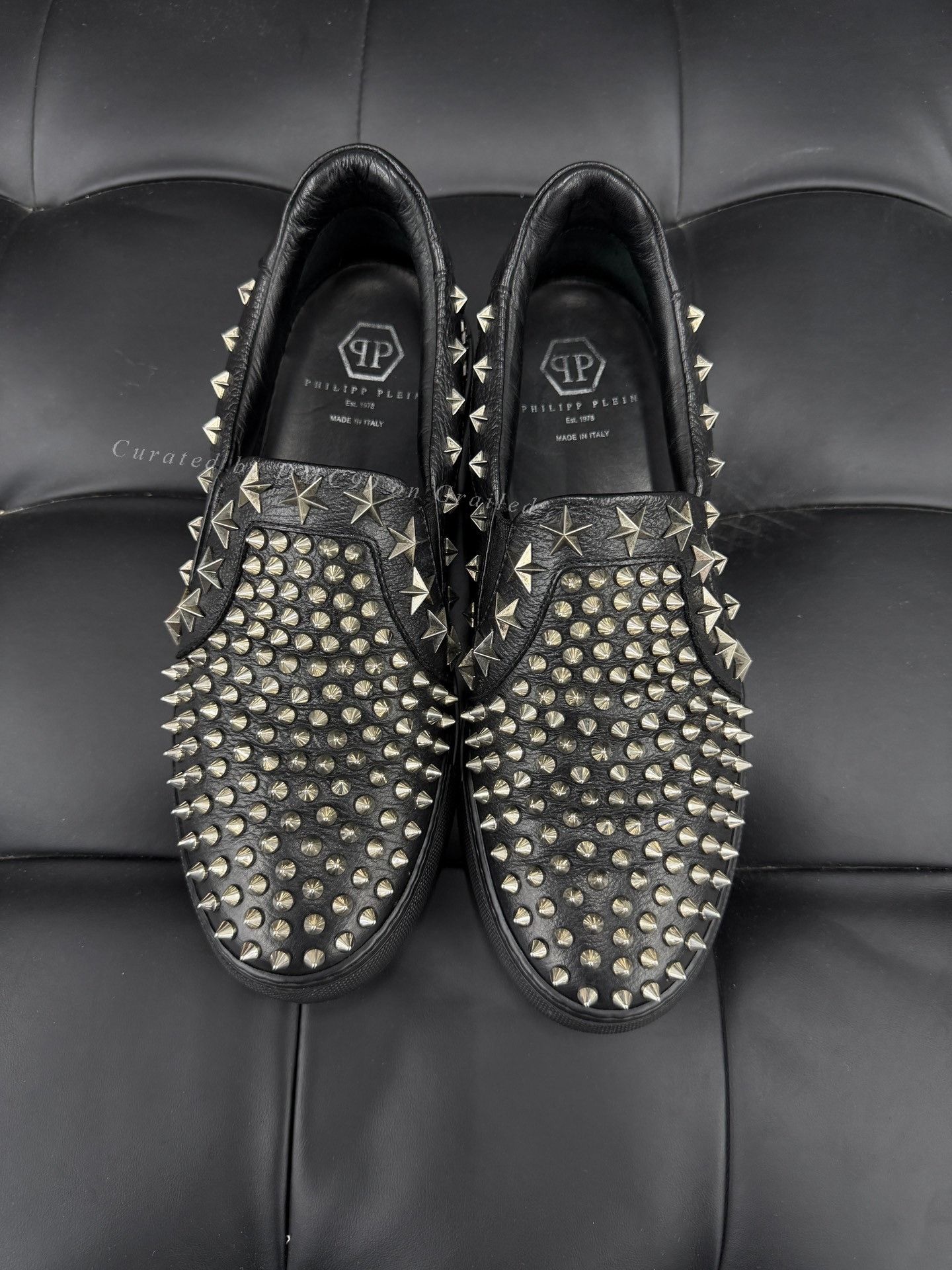 Philipp Plein Philipp Plein Rivet Star Sneakers Size US 9.5 / EU 42-43 - 3 Thumbnail