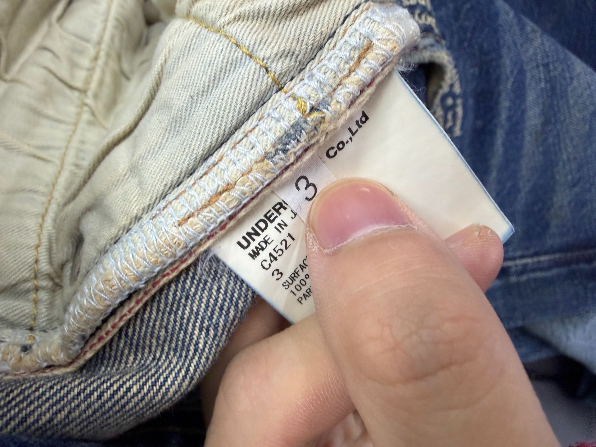 Undercover UNDERCOVER 09SS Washed Poetry Embroidery Jeans Size US 30 / EU 46 - 4 Thumbnail