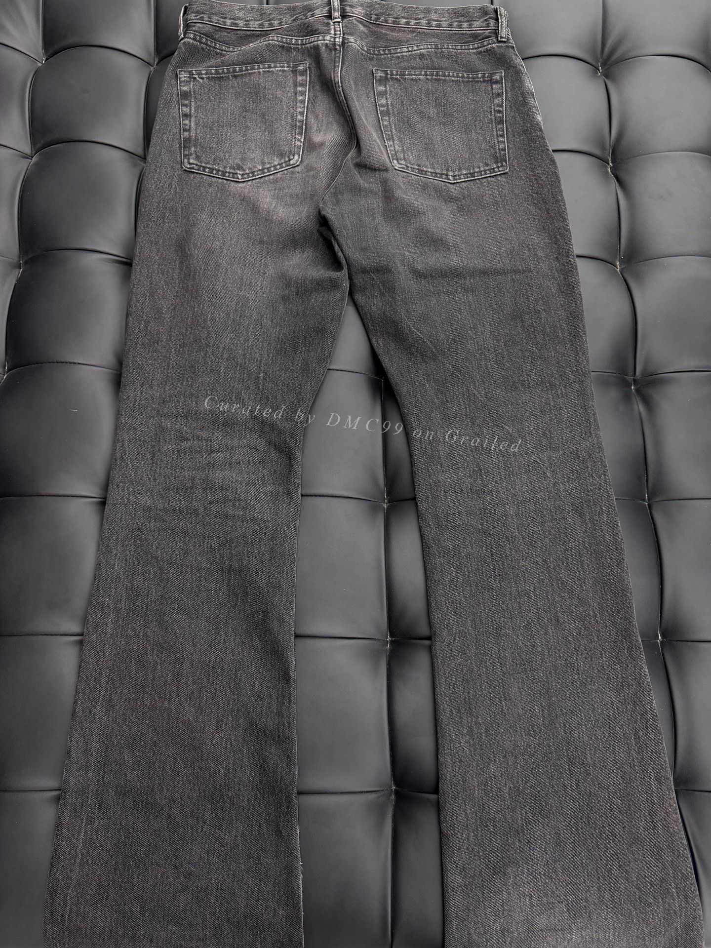 Balenciaga Balenciaga Washed Black Flared Jeans Size US 32 / EU 48 - 2 Thumbnail