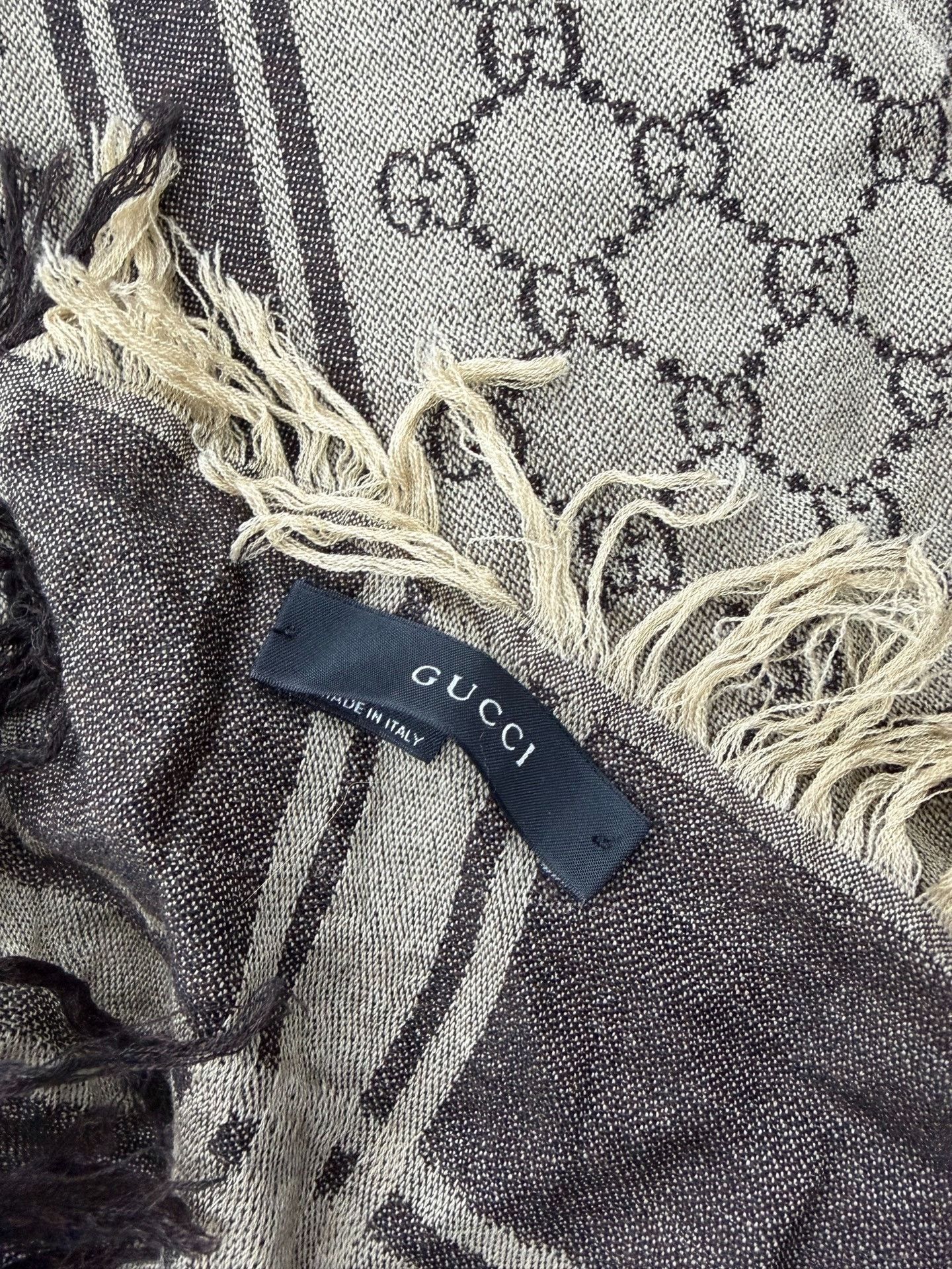Gucci Gucci GG Monogram Fur Scarf Size ONE SIZE - 3 Thumbnail