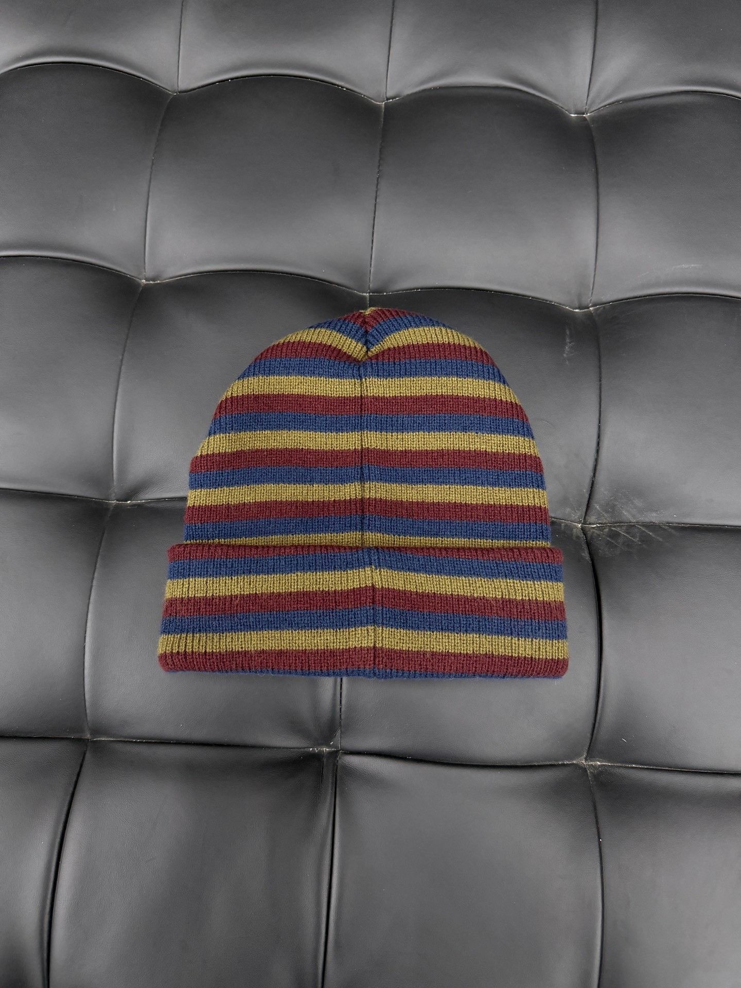A.F.F.A. AFB Striped Rainbow Beanie Size ONE SIZE - 2 Thumbnail