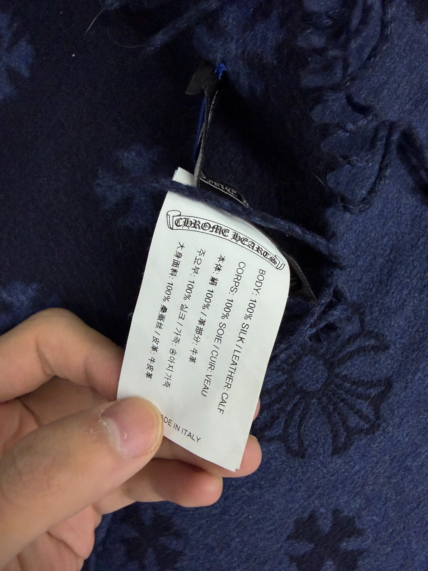 Chrome Hearts Chrome Hearts Oversized Wool Cross Shawl Size ONE SIZE - 2 Thumbnail