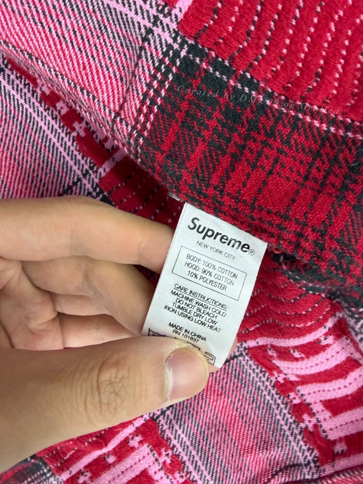 Supreme Supreme FW20 Week 12 Hooded Shadow Plaid Shirt Size US M / EU 48-50 / 2 - 4 Thumbnail