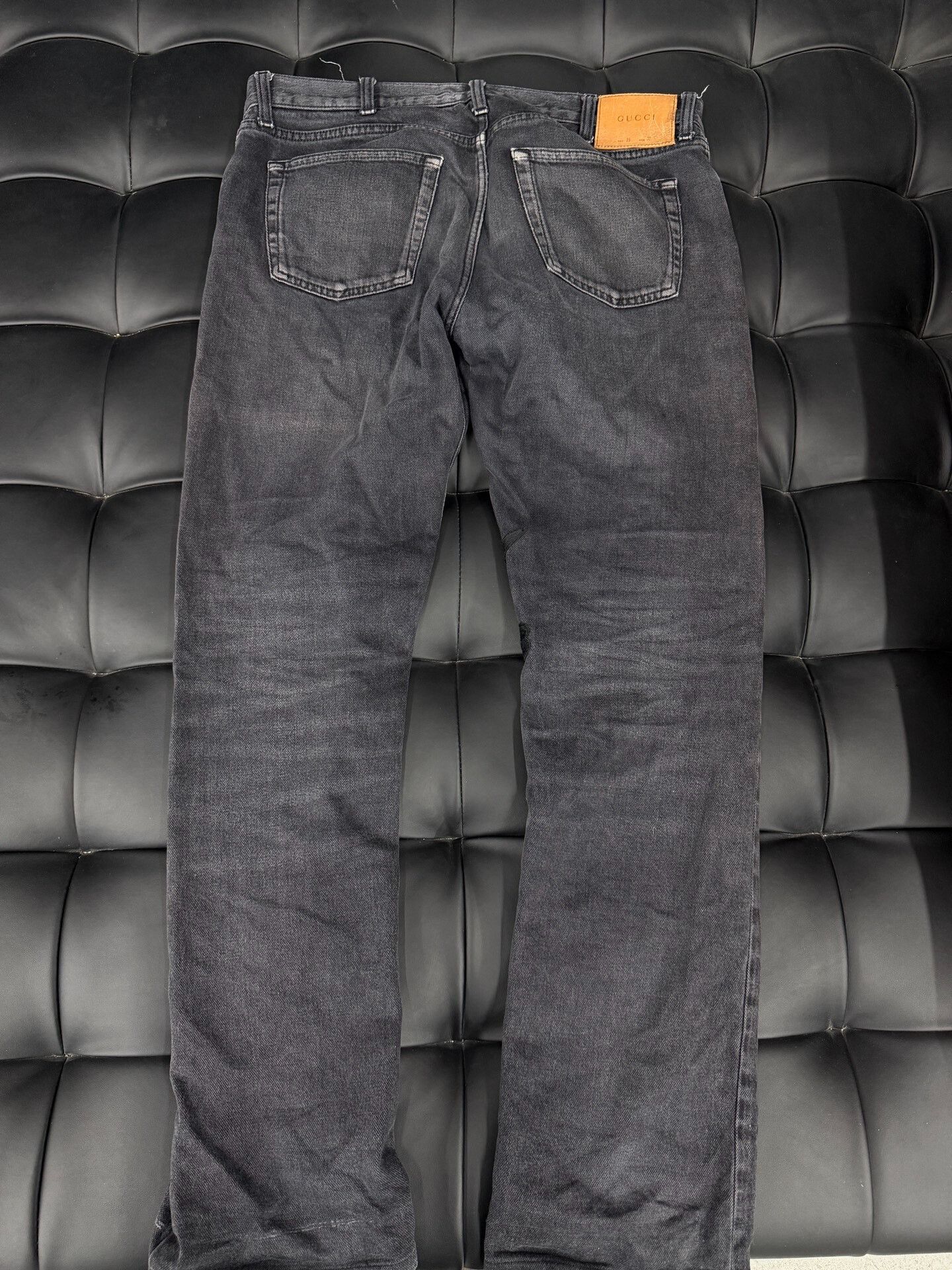 Gucci Gucci Embroidered Black Gray Jeans Size US 32 / EU 48 - 6 Thumbnail