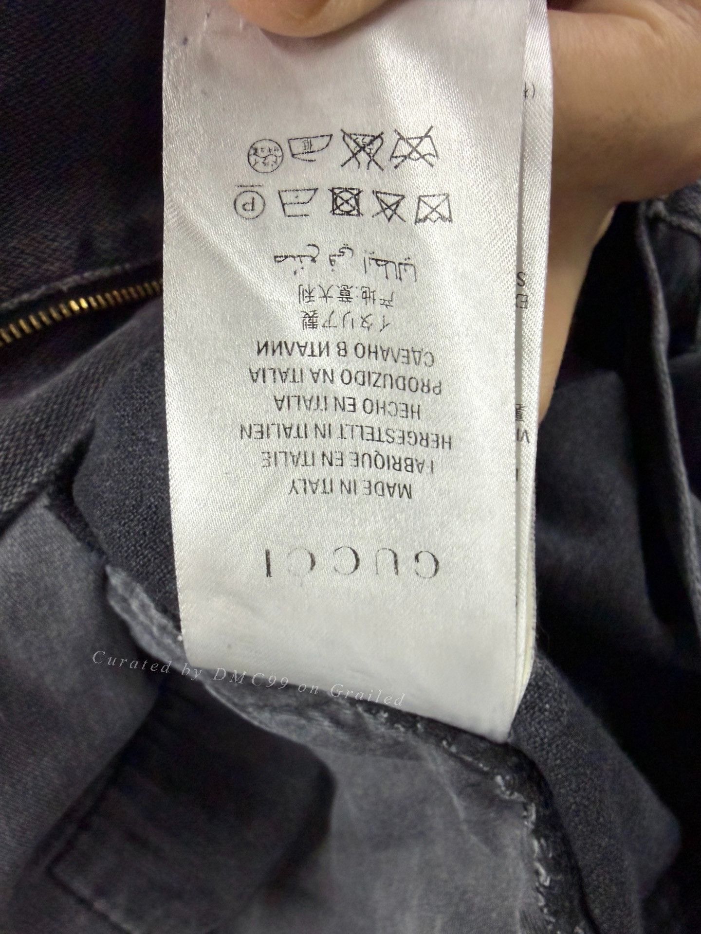 Gucci Gucci Embroidered Black Gray Jeans Size US 32 / EU 48 - 4 Thumbnail