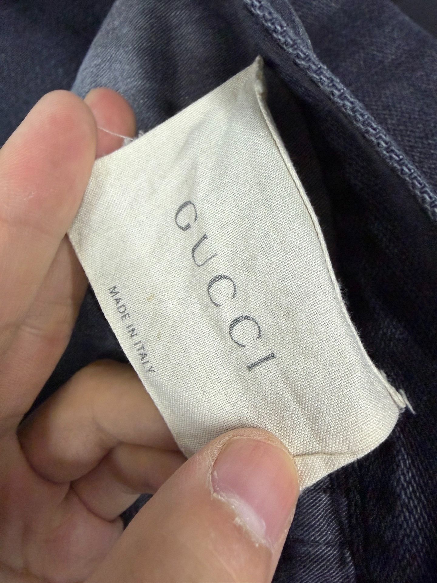 Gucci Gucci Embroidered Black Gray Jeans Size US 32 / EU 48 - 3 Thumbnail