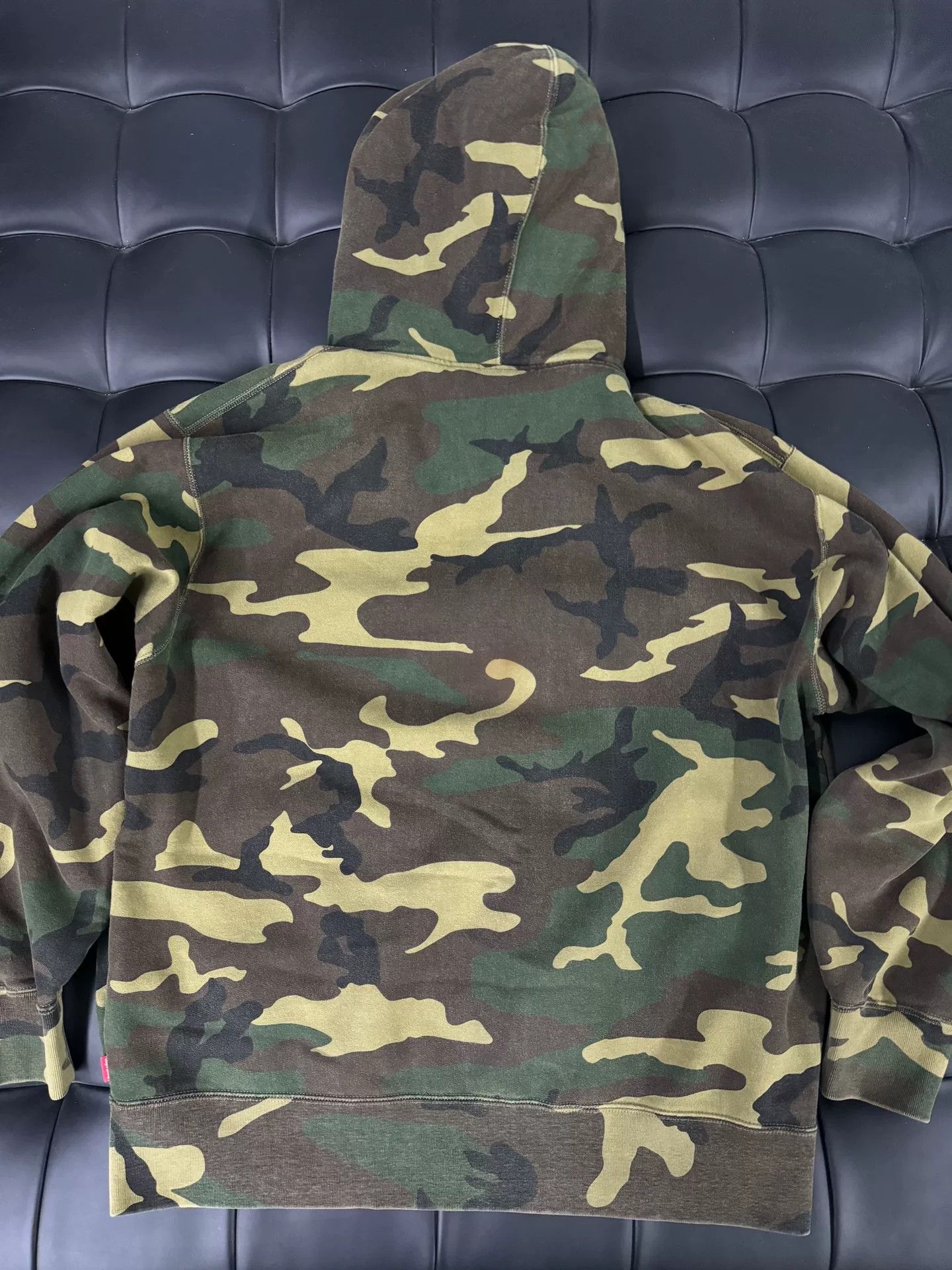 Supreme Supreme 22FW Camouflage Zip Hoodie Size US XL / EU 56 / 4 - 2 Thumbnail