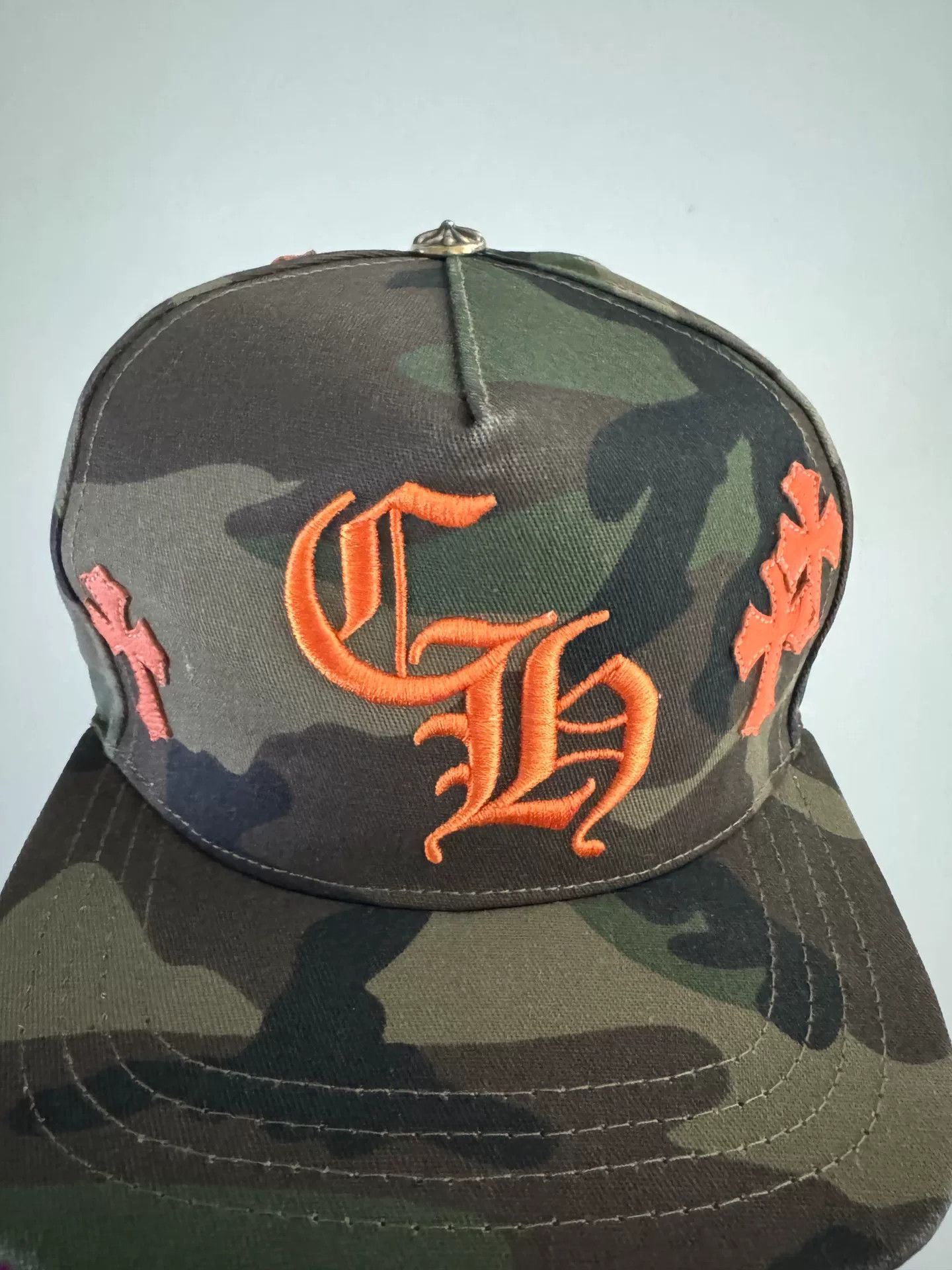 Chrome Hearts Chrome Hearts Camouflage Leather Patch Cap Size ONE SIZE - 5 Thumbnail