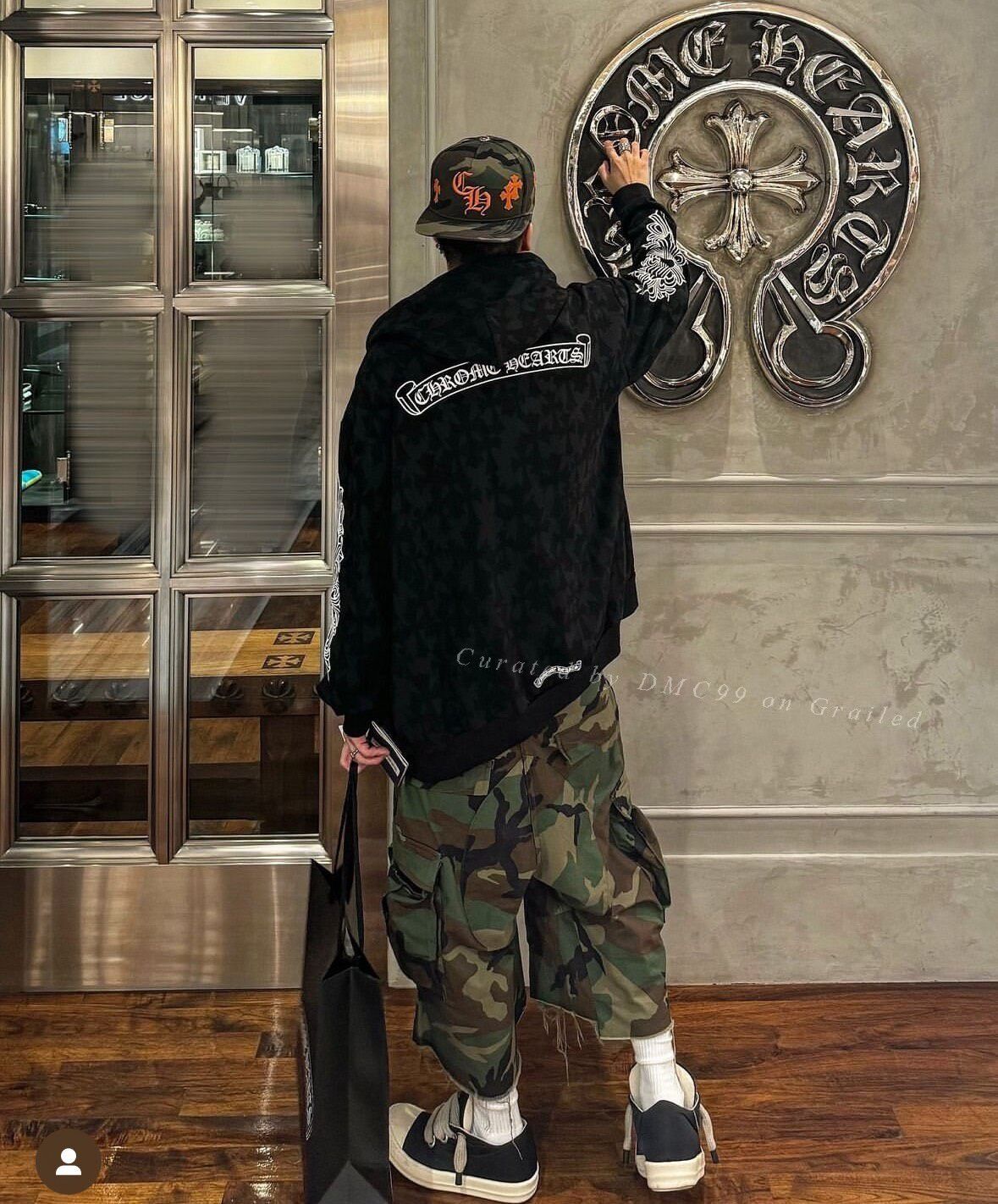 Chrome Hearts Chrome Hearts Camouflage Leather Patch Cap Size ONE SIZE - 7 Thumbnail