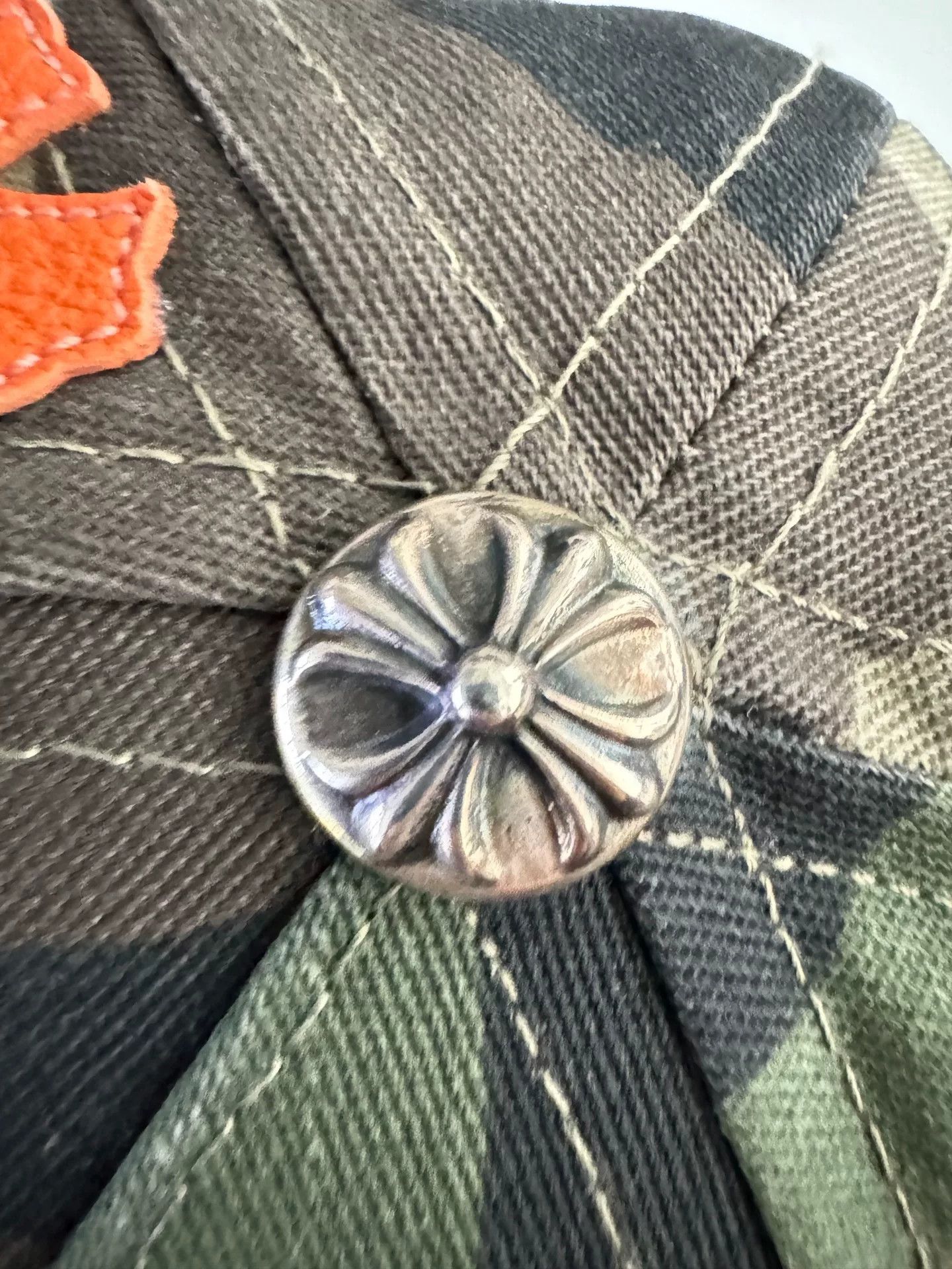 Chrome Hearts Chrome Hearts Camouflage Leather Patch Cap Size ONE SIZE - 4 Thumbnail