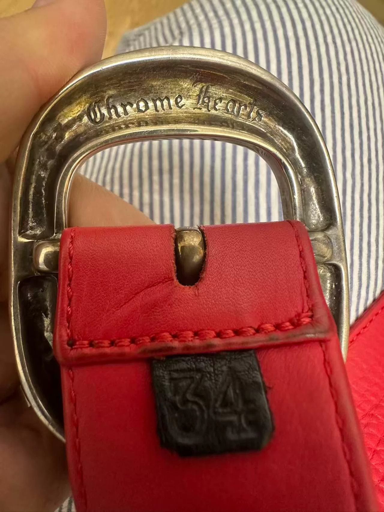 Chrome Hearts Chrome Hearts Gunslinger Leather Belt Size ONE SIZE - 3 Thumbnail