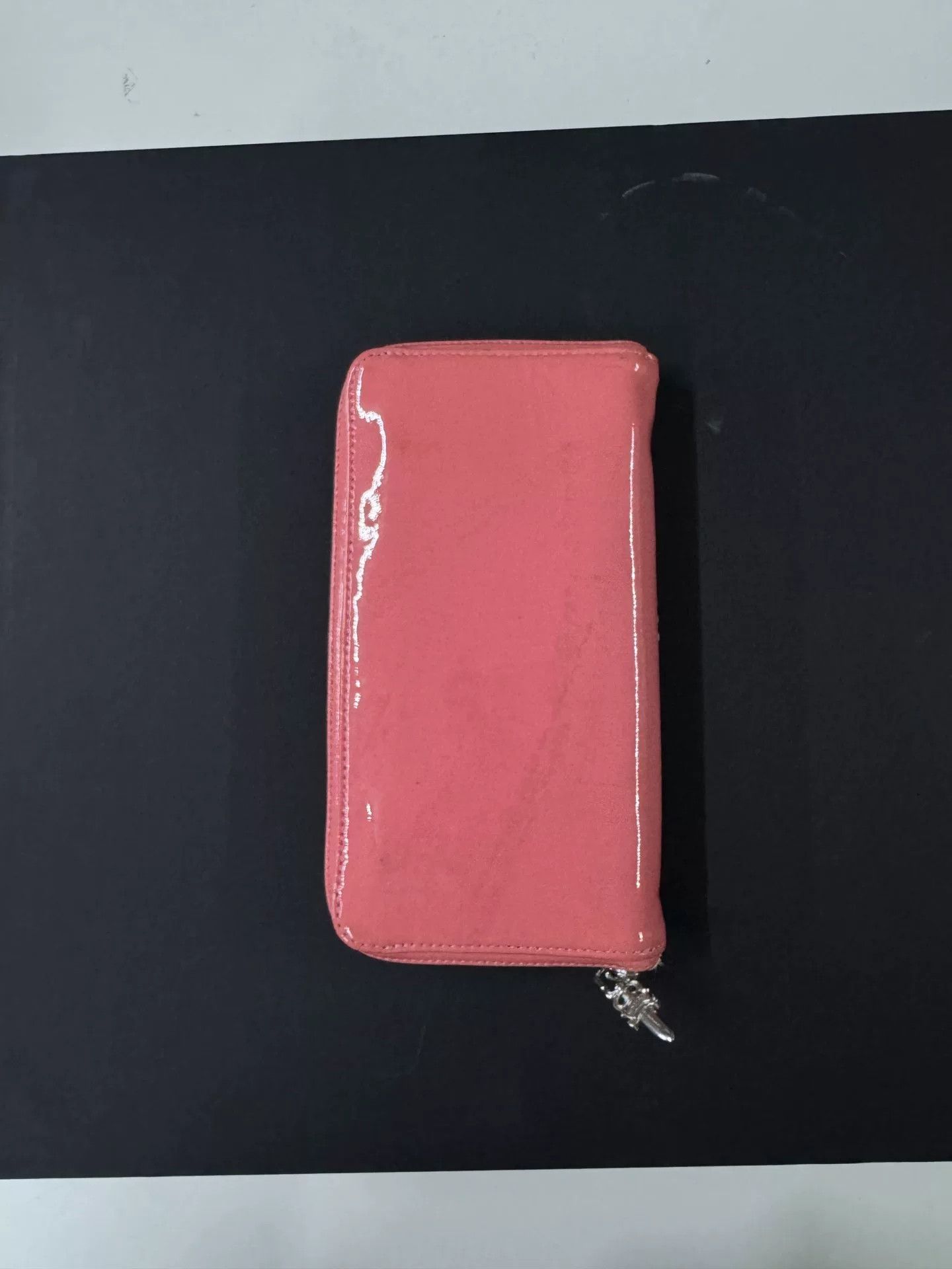 Chrome Hearts Chrome Hearts Pink Patent Tri-Panel Wallet Size ONE SIZE - 2 Thumbnail