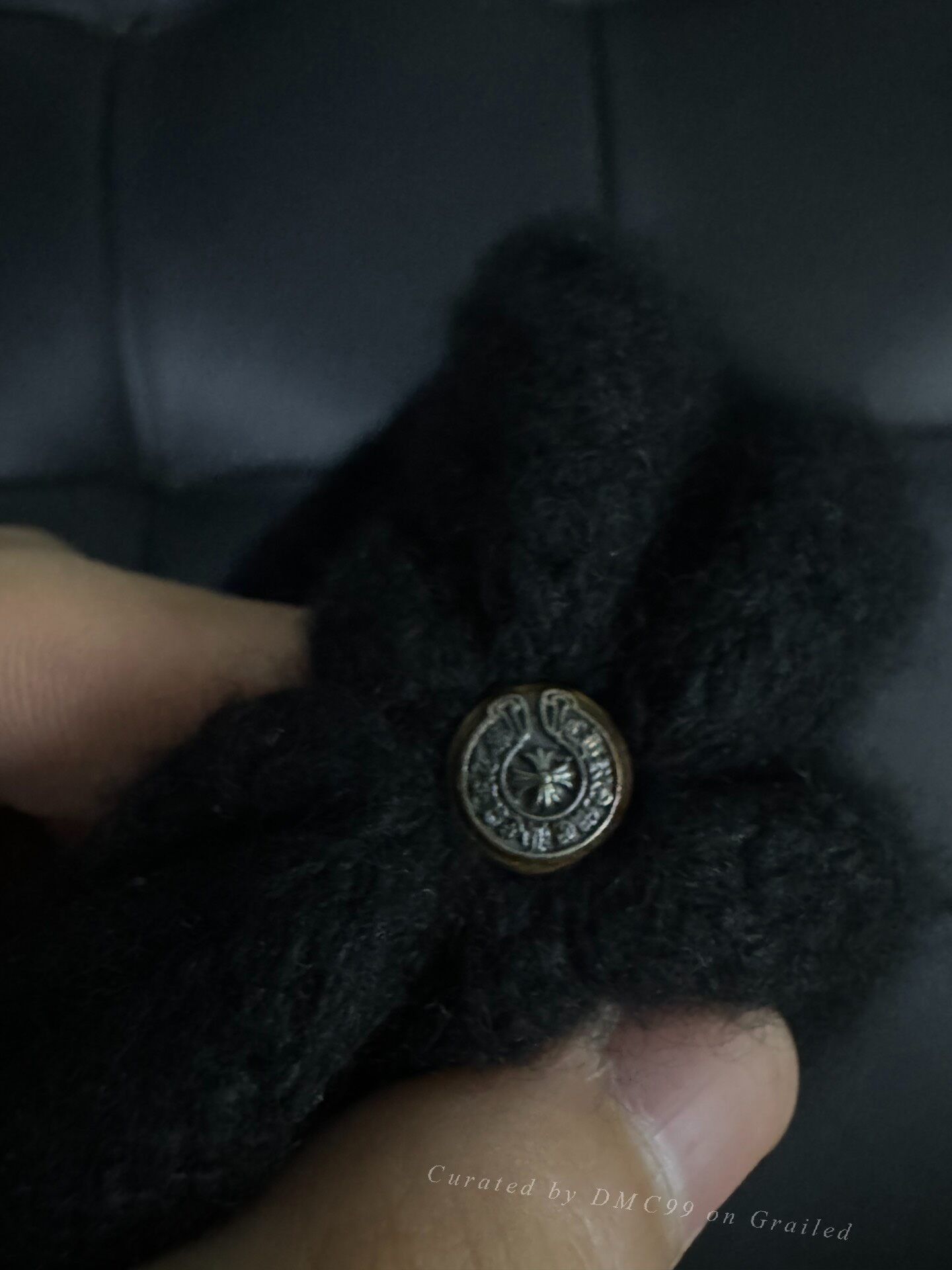 Chrome Hearts Chrome Hearts Cross Patch Leather Beanie Size ONE SIZE - 5 Thumbnail