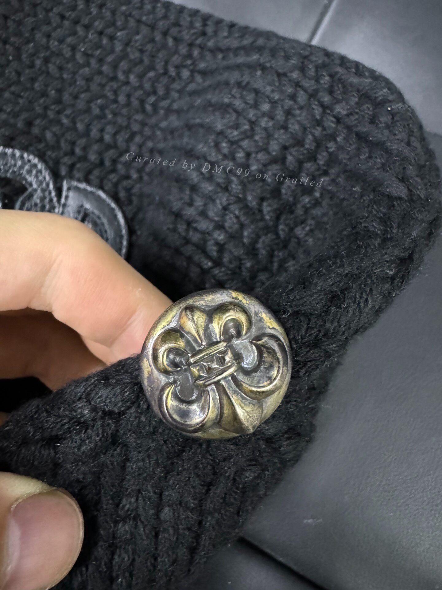 Chrome Hearts Chrome Hearts Silver Ornament Beanie Size ONE SIZE - 4 Thumbnail
