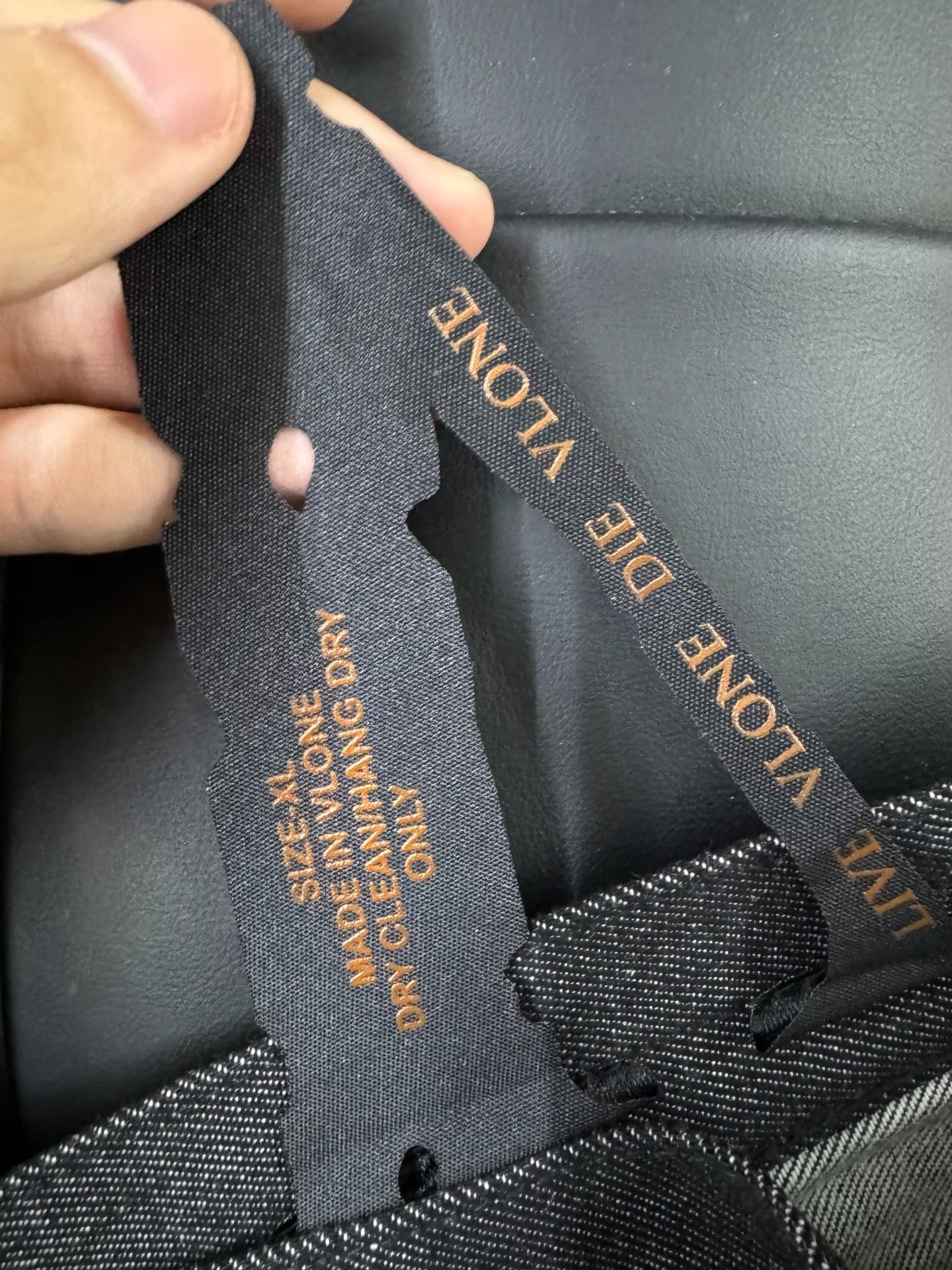 Vlone Vlone Extra Long Stacked Black Jeans Size US 40 / EU 56 - 5 Thumbnail