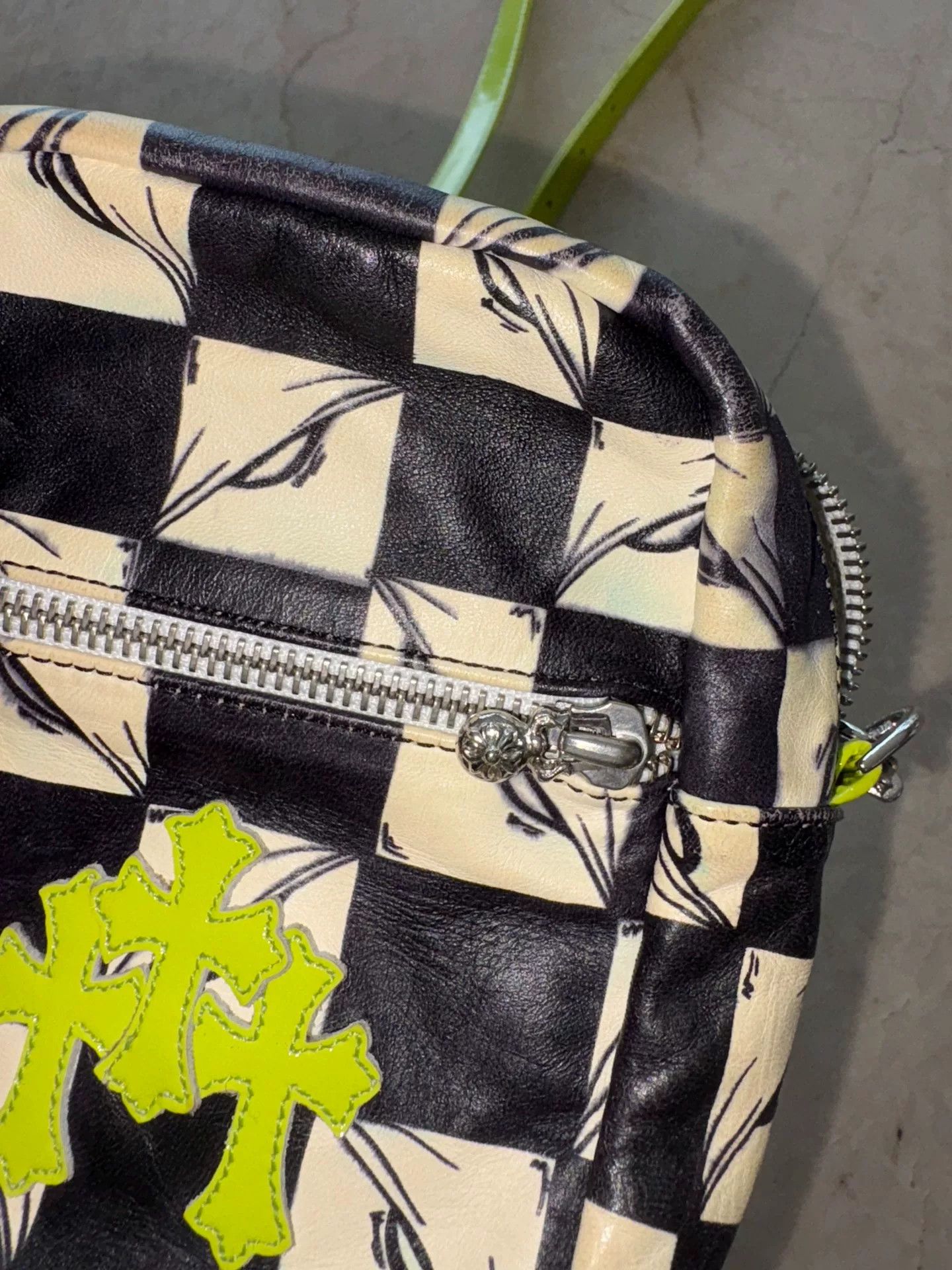 Chrome Hearts Chrome Hearts Green Patchwork Small Bag Size ONE SIZE - 3 Thumbnail