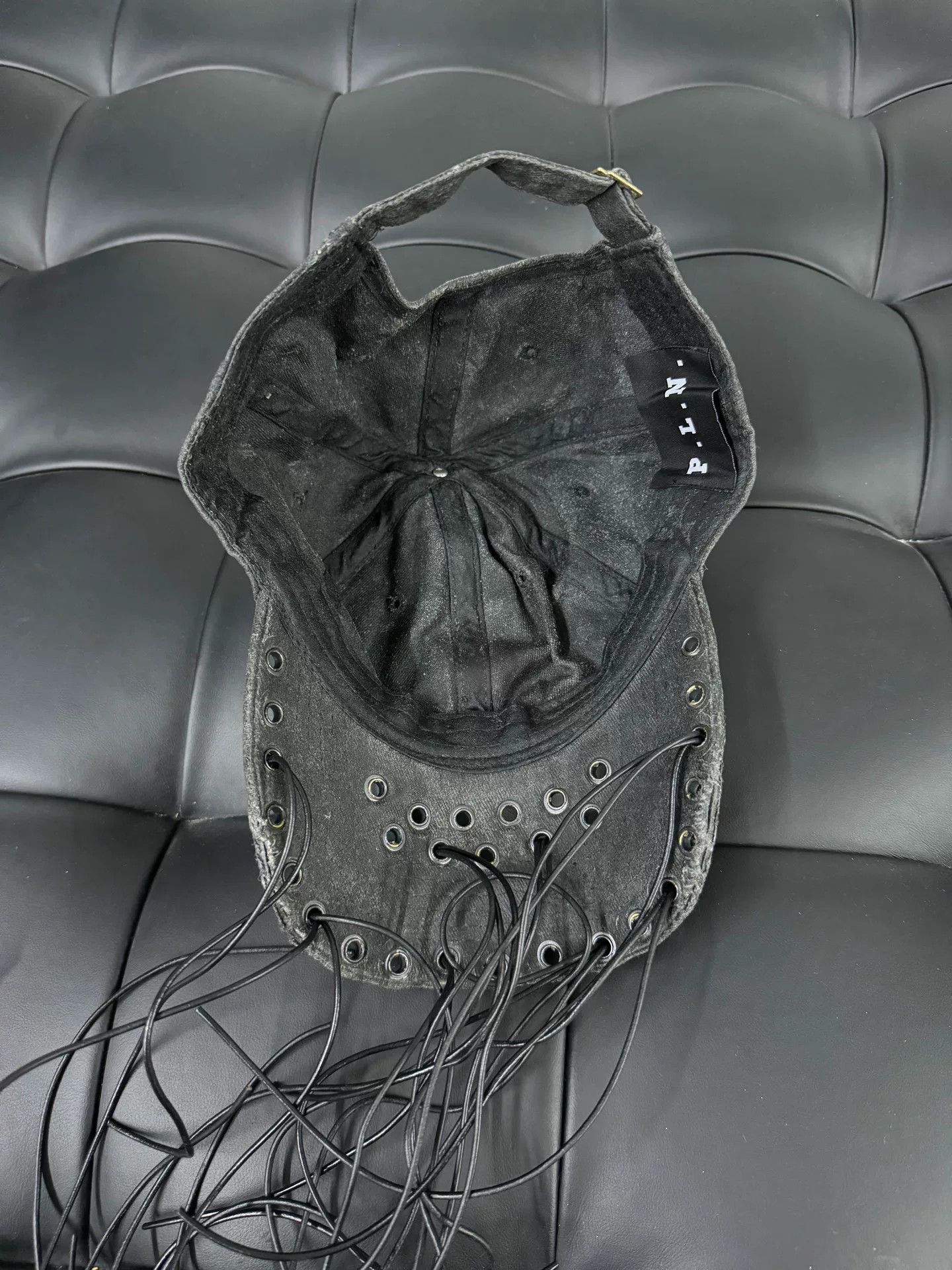 P.L.N. P.L.N Waxed Cord Cap Size ONE SIZE - 5 Thumbnail