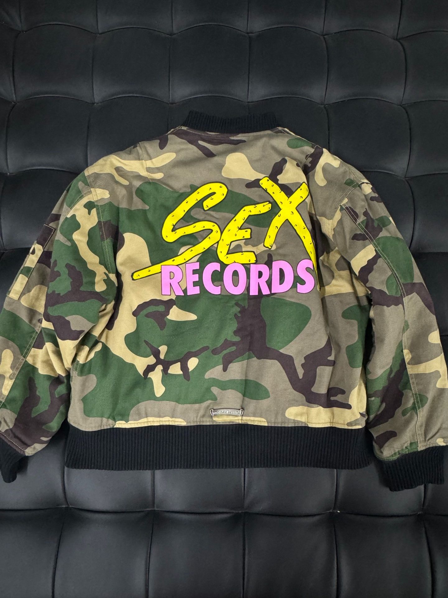 Chrome Hearts Chrome Hearts 'Sex Record' Camo Flight Jacket Size US S / EU 44-46 / 1 - 6 Thumbnail
