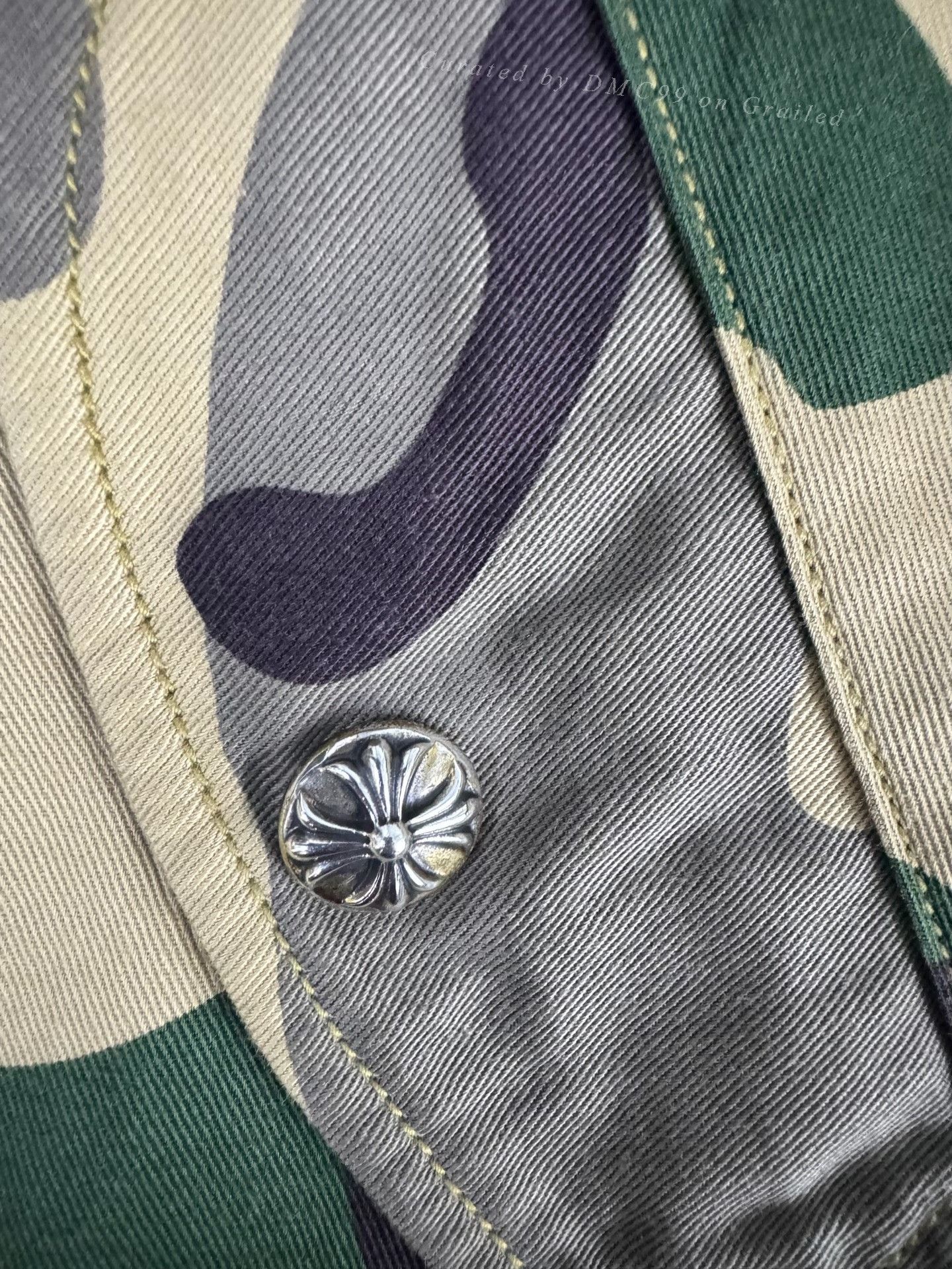 Chrome Hearts Chrome Hearts 'Sex Record' Camo Flight Jacket Size US S / EU 44-46 / 1 - 4 Thumbnail
