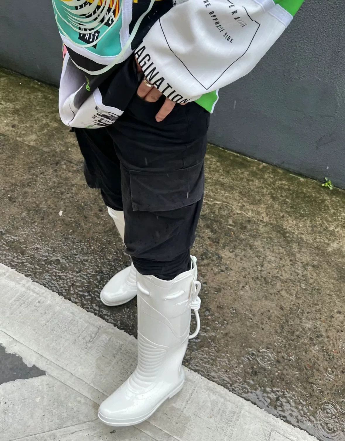 Raf Simons Raf Simons Blade Runner White Runway Rain Boots Size US 10 / EU 43 - 6 Thumbnail