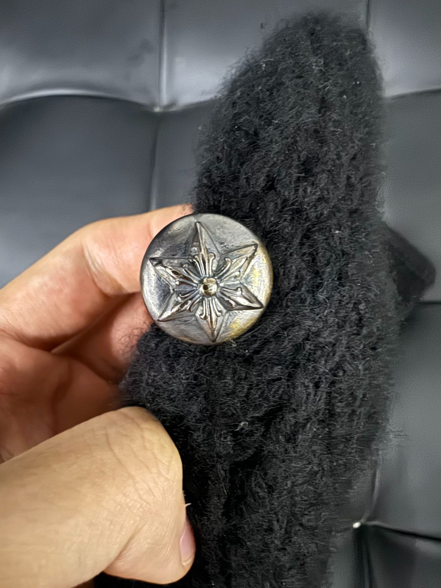 Chrome Hearts Chrome Hearts Star Silver Double-Layer Beanie Size ONE SIZE - 5 Thumbnail