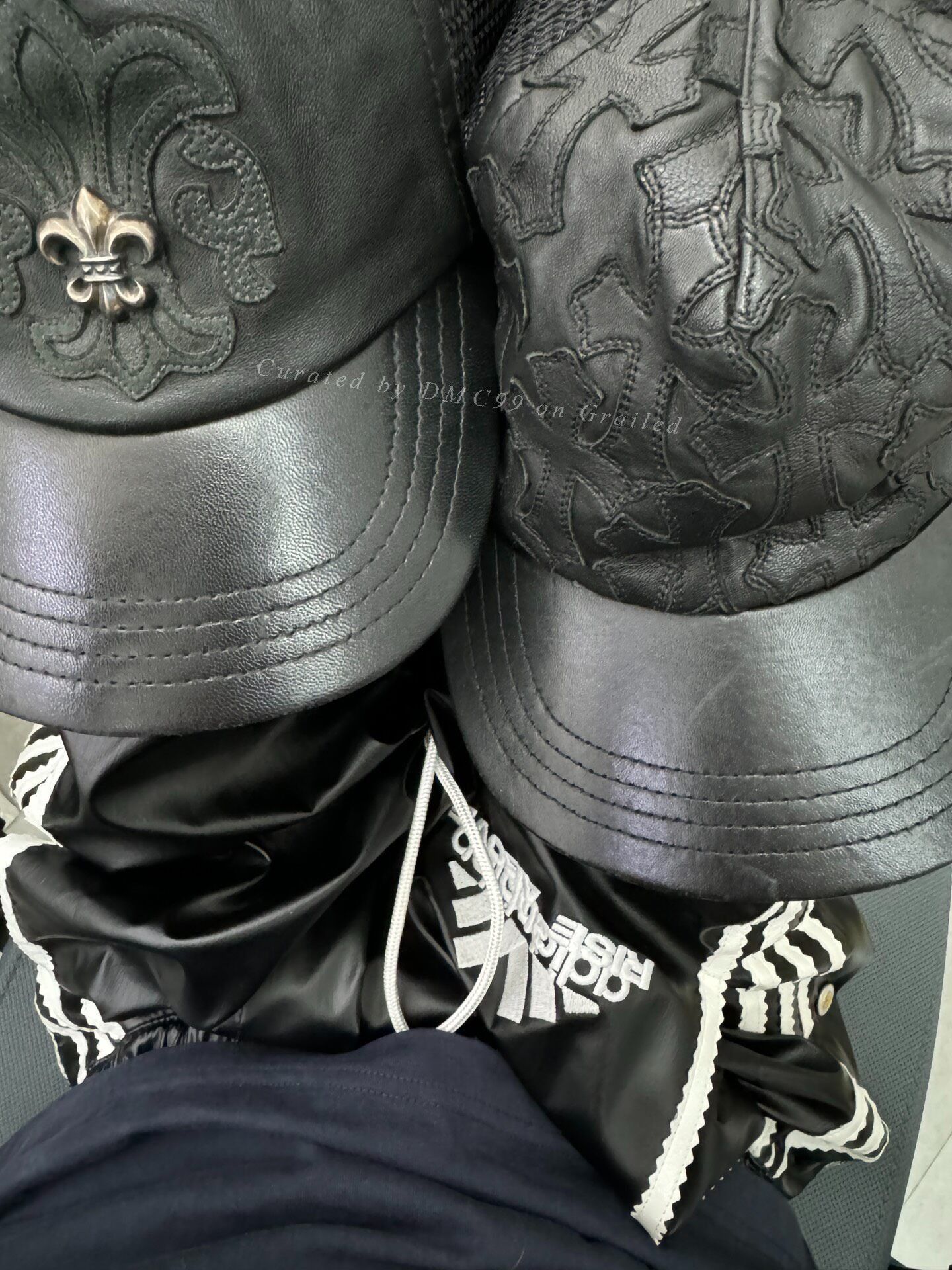Chrome Hearts Chrome Hearts Full Leather Cross Baseball Cap Size ONE SIZE - 5 Thumbnail