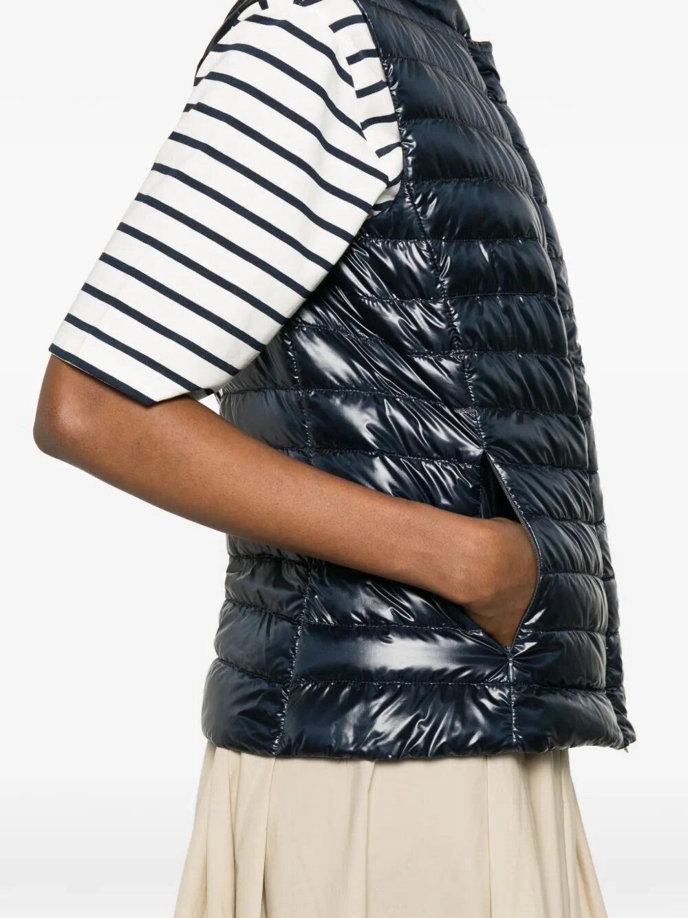 Herno `Vera` Padded Vest Size M / US 6-8 / IT 42-44 - 3 Thumbnail