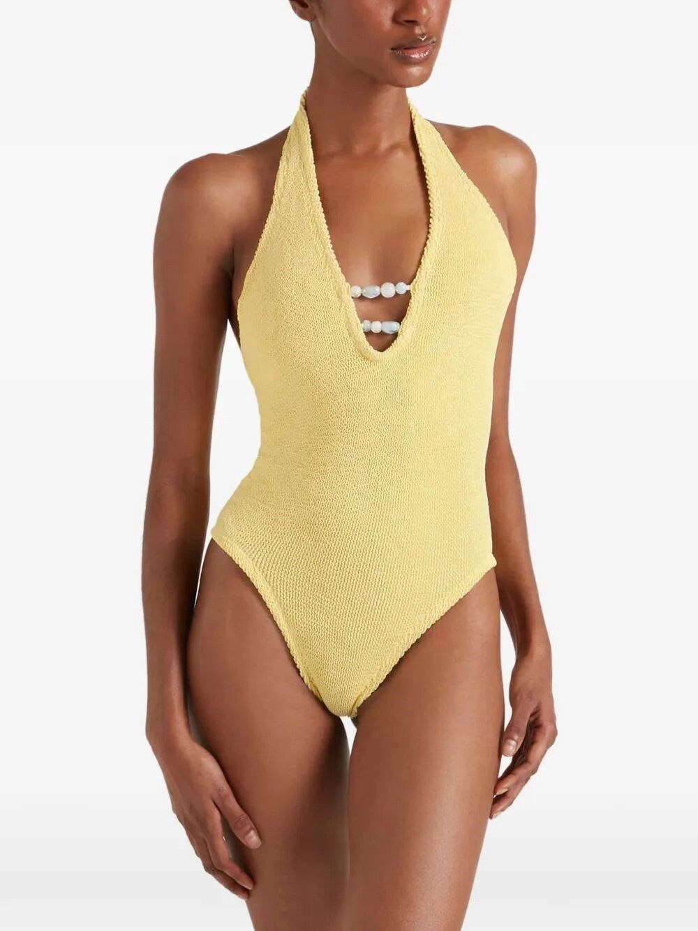 Hunza G `Adriana` Beaded Swimwear Size M / US 6-8 / IT 42-44 - 5 Thumbnail