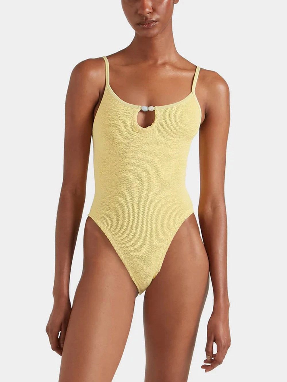 Hunza G `Mia` Beaded Swimwear Size M / US 6-8 / IT 42-44 - 2 Thumbnail