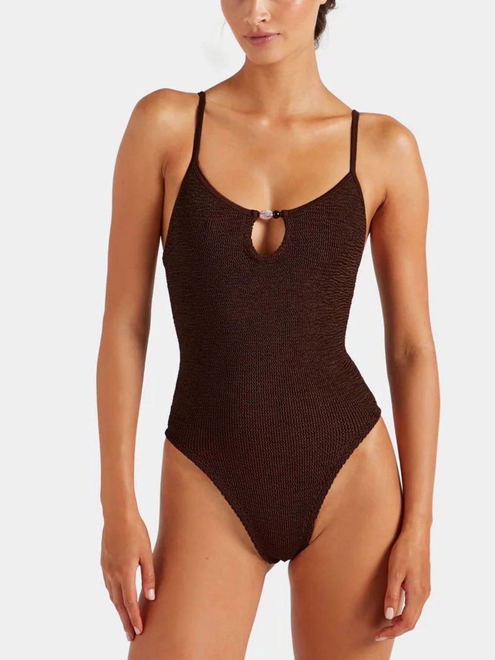 Hunza G `Mia` Beaded Swimwear Size M / US 6-8 / IT 42-44 - 2 Thumbnail