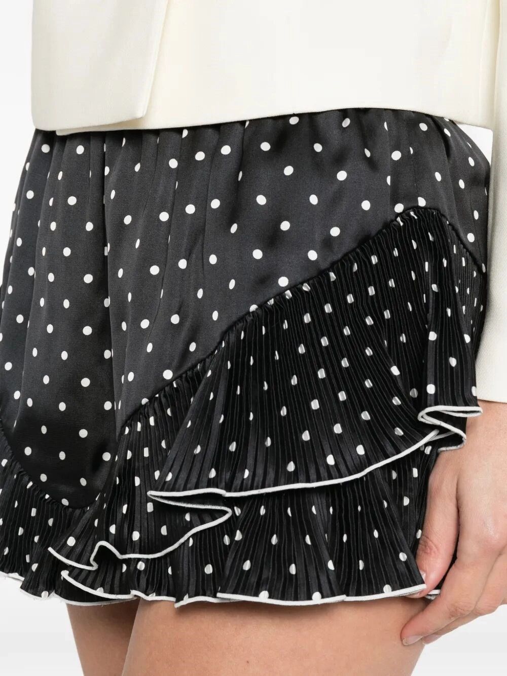 Self-Portrait Polka Dot Frill Mini Skirt Size 28" / US 6 / IT 42 - 5 Thumbnail