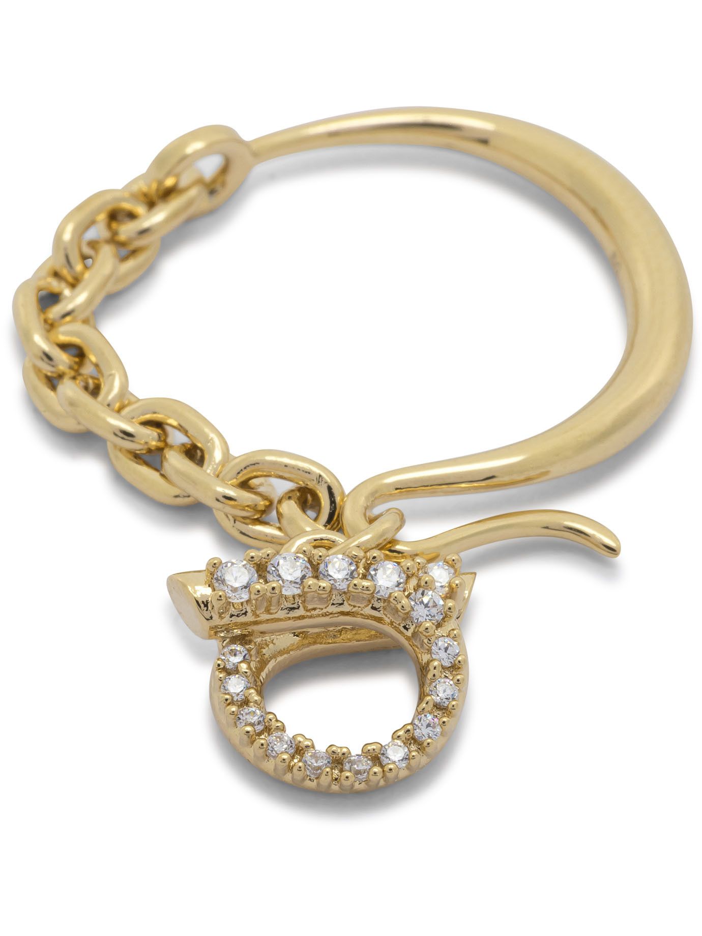 Salvatore Ferragamo Ferragamo Gancatena Ring UNI Women - USA Duties Paid Size ONE SIZE - 2 Thumbnail