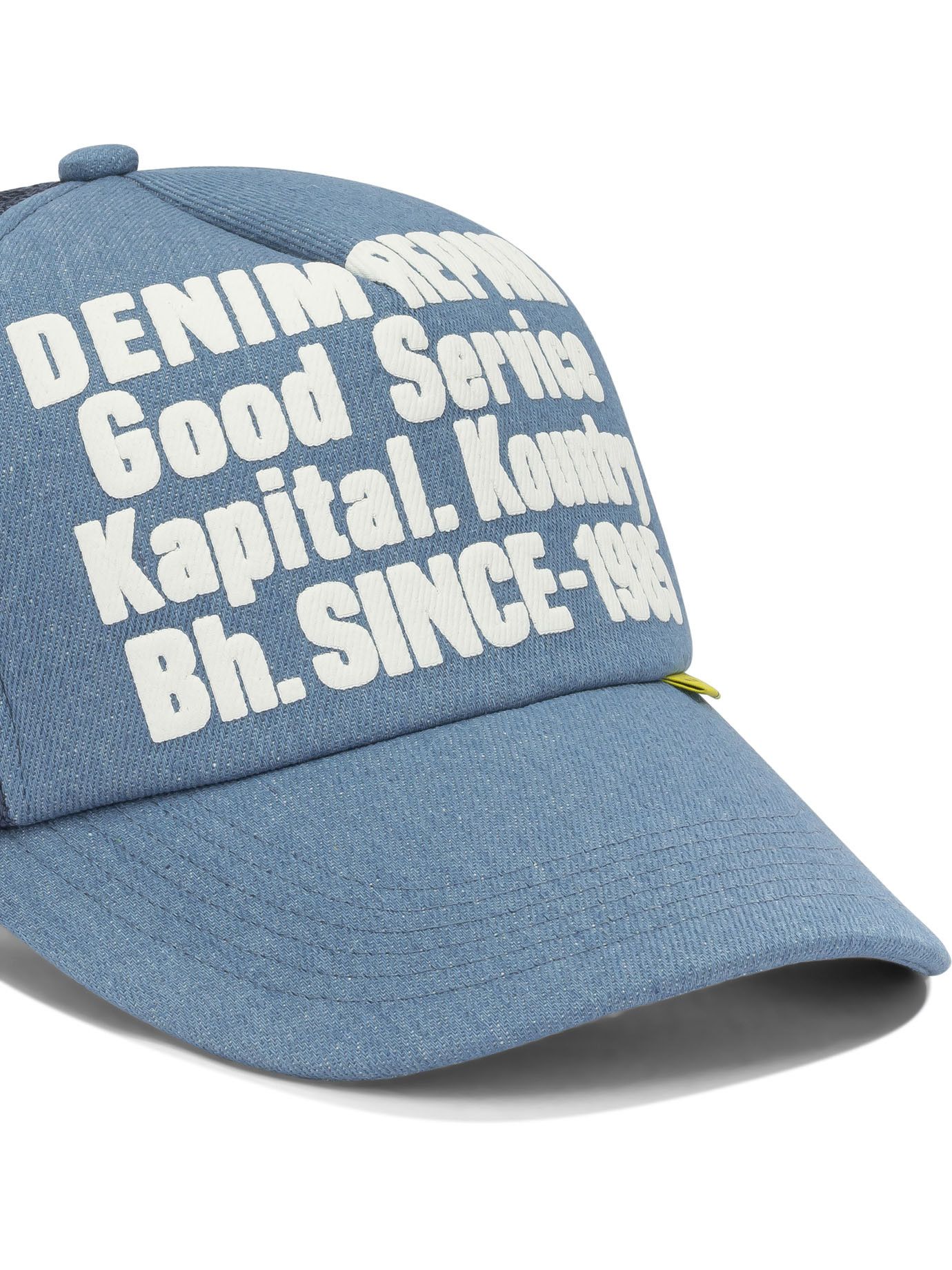 Kapital Kapital Denim Repair Service Trucker Hat tag size UNI Men - USA Duties Paid Size ONE SIZE - 4 Thumbnail