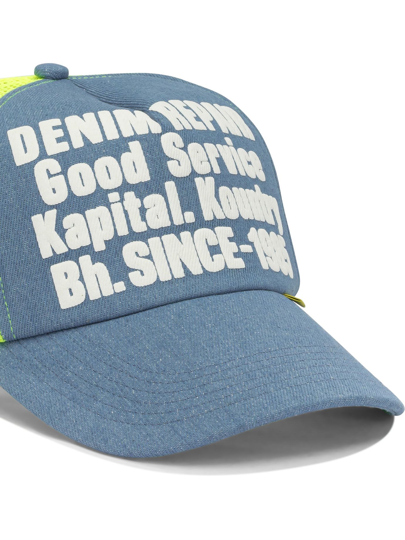 Kapital Kapital Denim Repair Service Trucker Hat tag size UNI Men - USA Duties Paid Size ONE SIZE - 4 Thumbnail