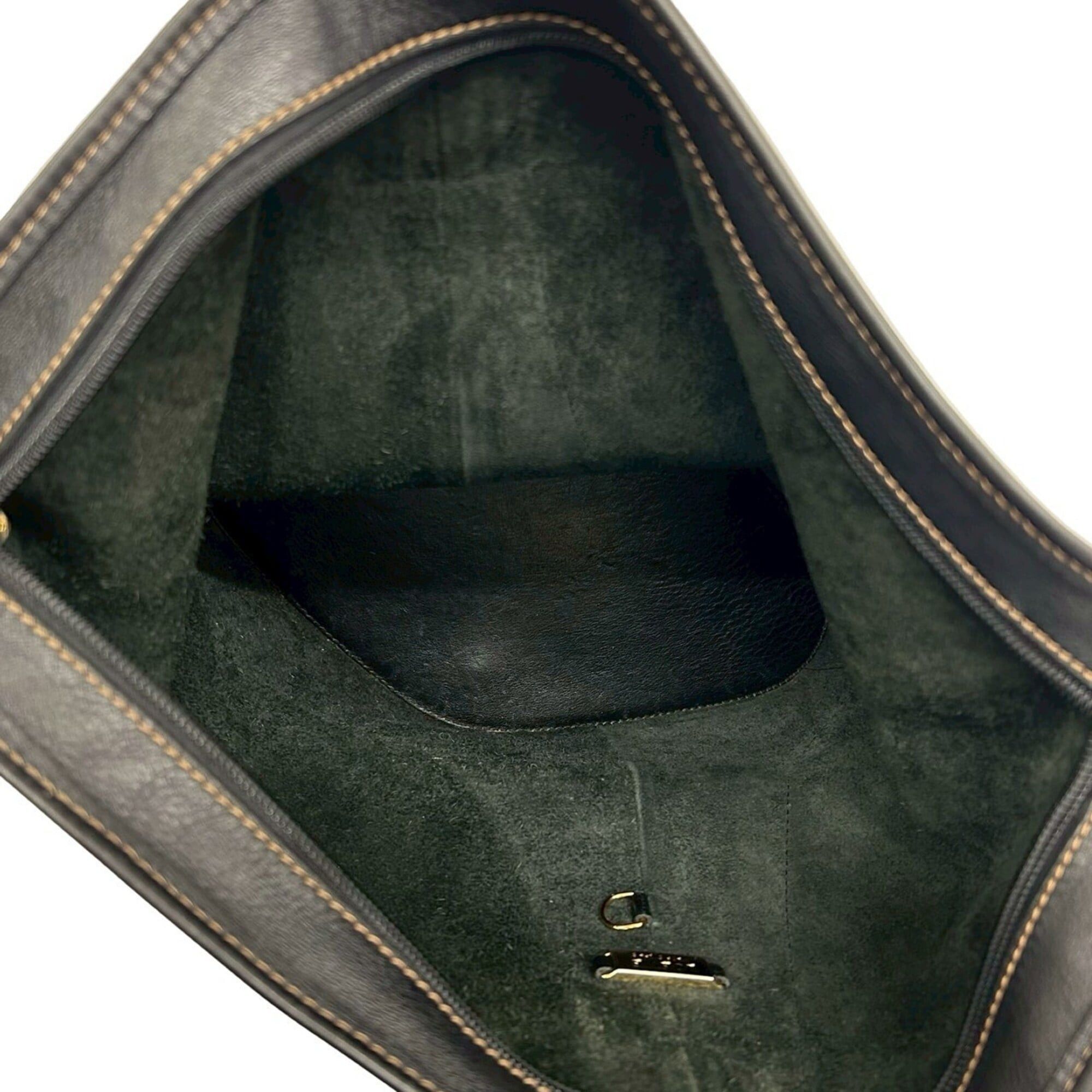 Loewe LOEWE Vintage Anton Leather Shoulder Bag, Sacoche, Crossbody Black 468-3 Size ONE SIZE - 9 Thumbnail