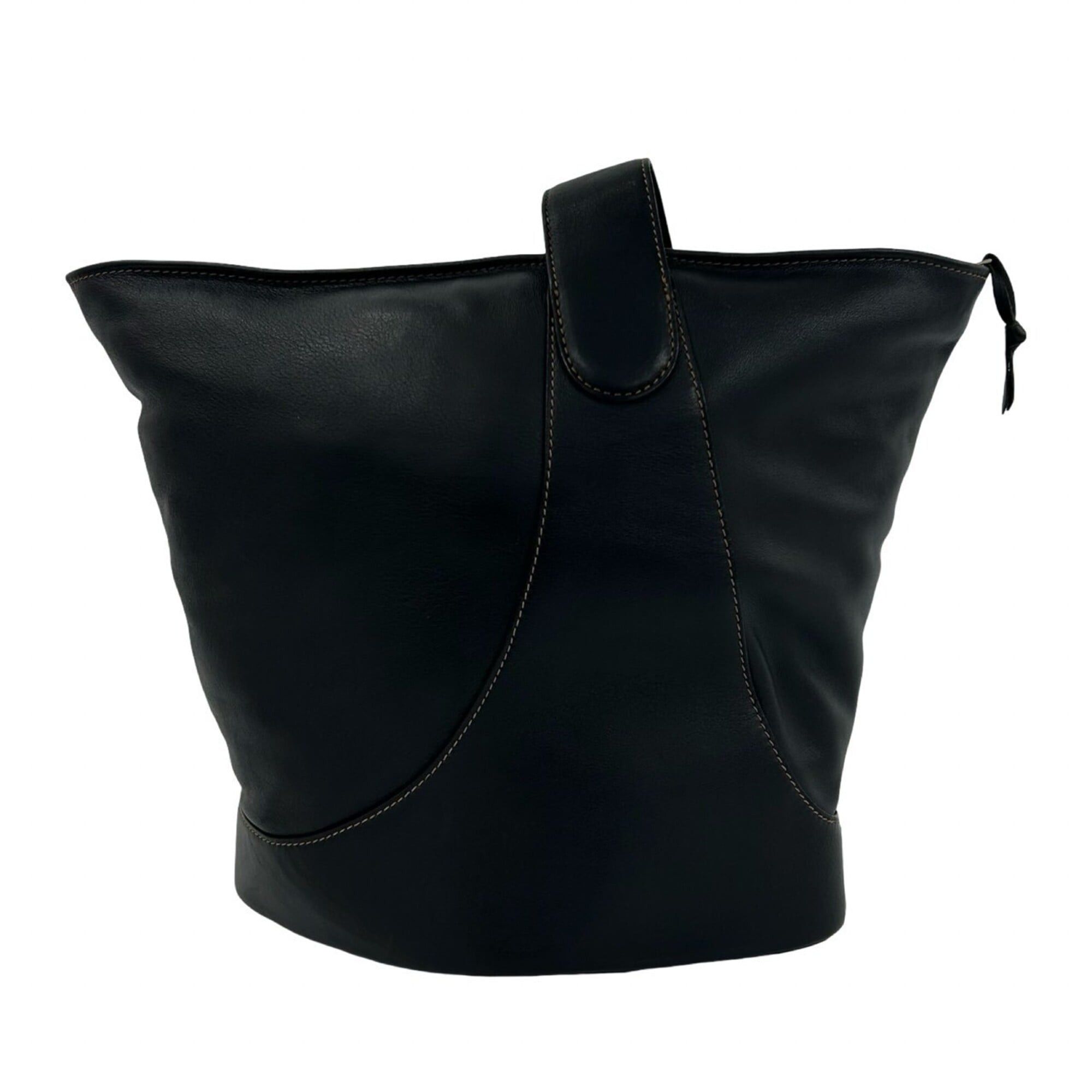 Loewe LOEWE Vintage Anton Leather Shoulder Bag, Sacoche, Crossbody Black 468-3 Size ONE SIZE - 3 Thumbnail