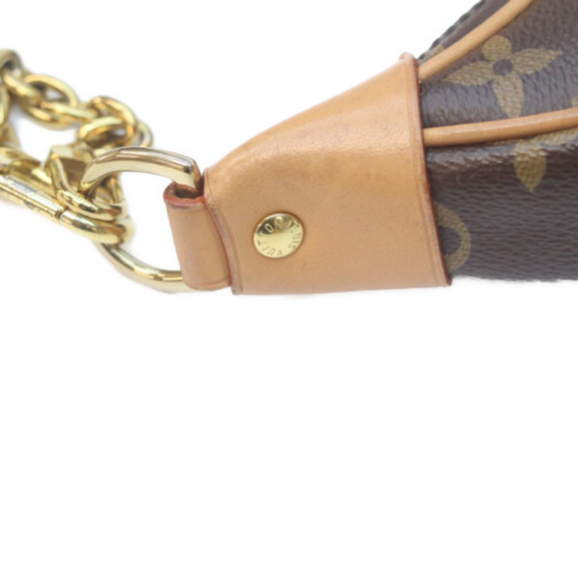 Louis Vuitton LOUIS VUITTON M81098 Monogram Loop Shoulder Bag, Brown with Gold Hardware, Women's Size ONE SIZE - 9 Thumbnail