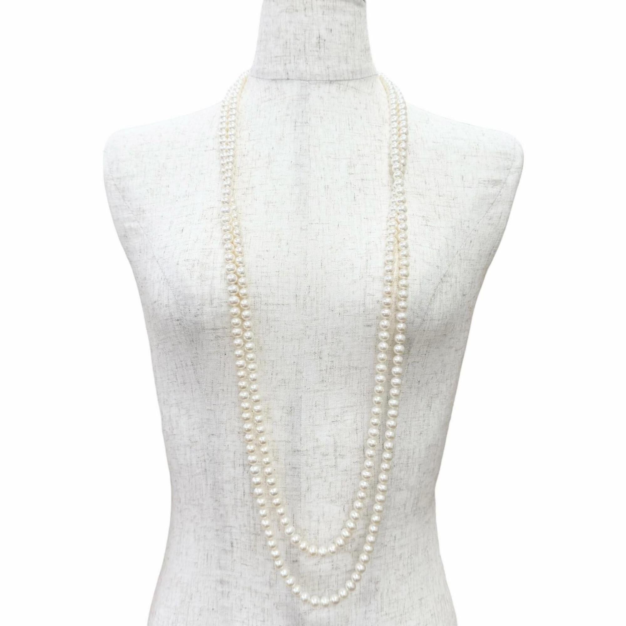 Tiffany & Co. TIFFANY&Co. Tiffany Freshwater Pearl 925 Long Necklace, White, Weight 151.55g, Women's, Highly Recommended ◎ Size ONE SIZE - 3 Thumbnail